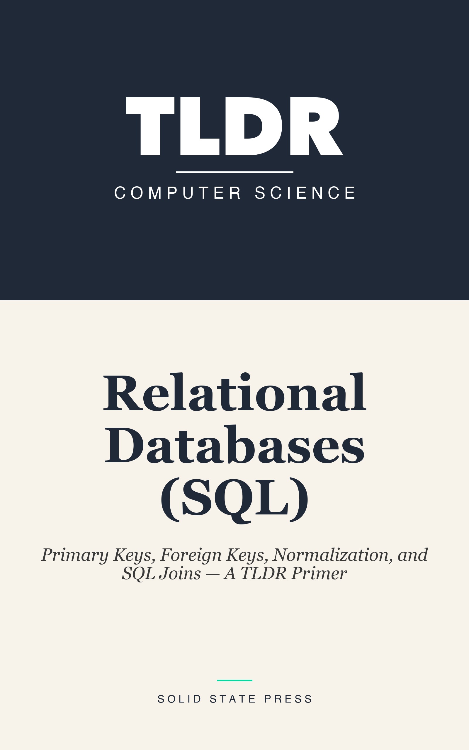 Relational Databases (SQL) cover