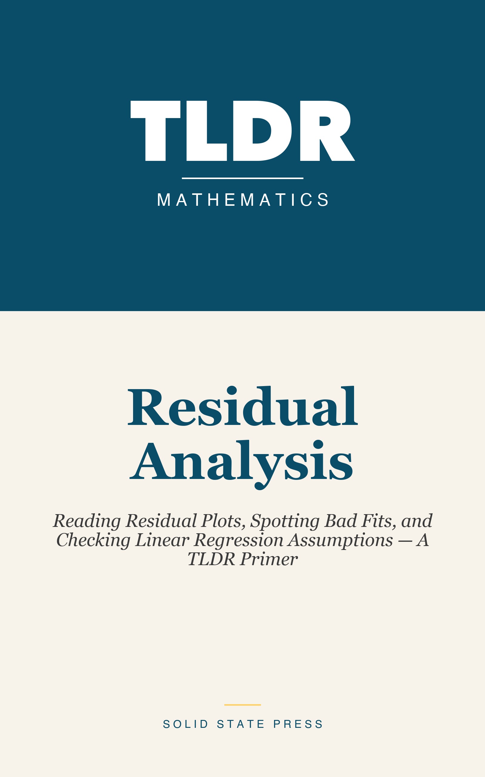 Residual Analysis cover