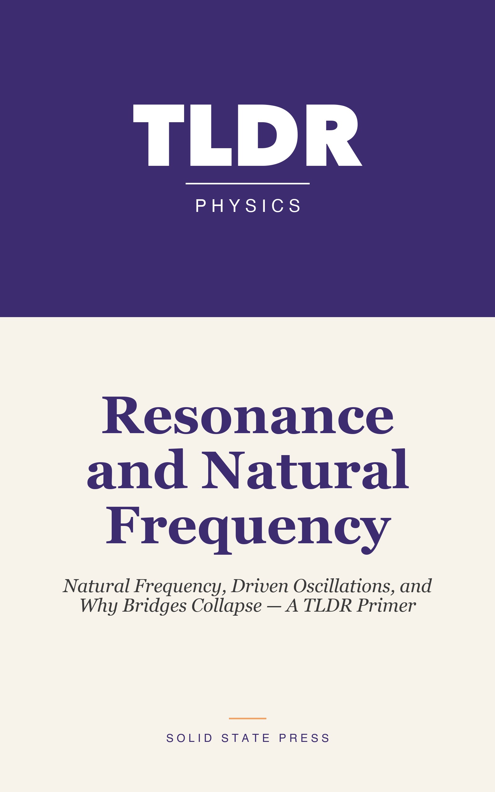 Resonance and Natural Frequency cover