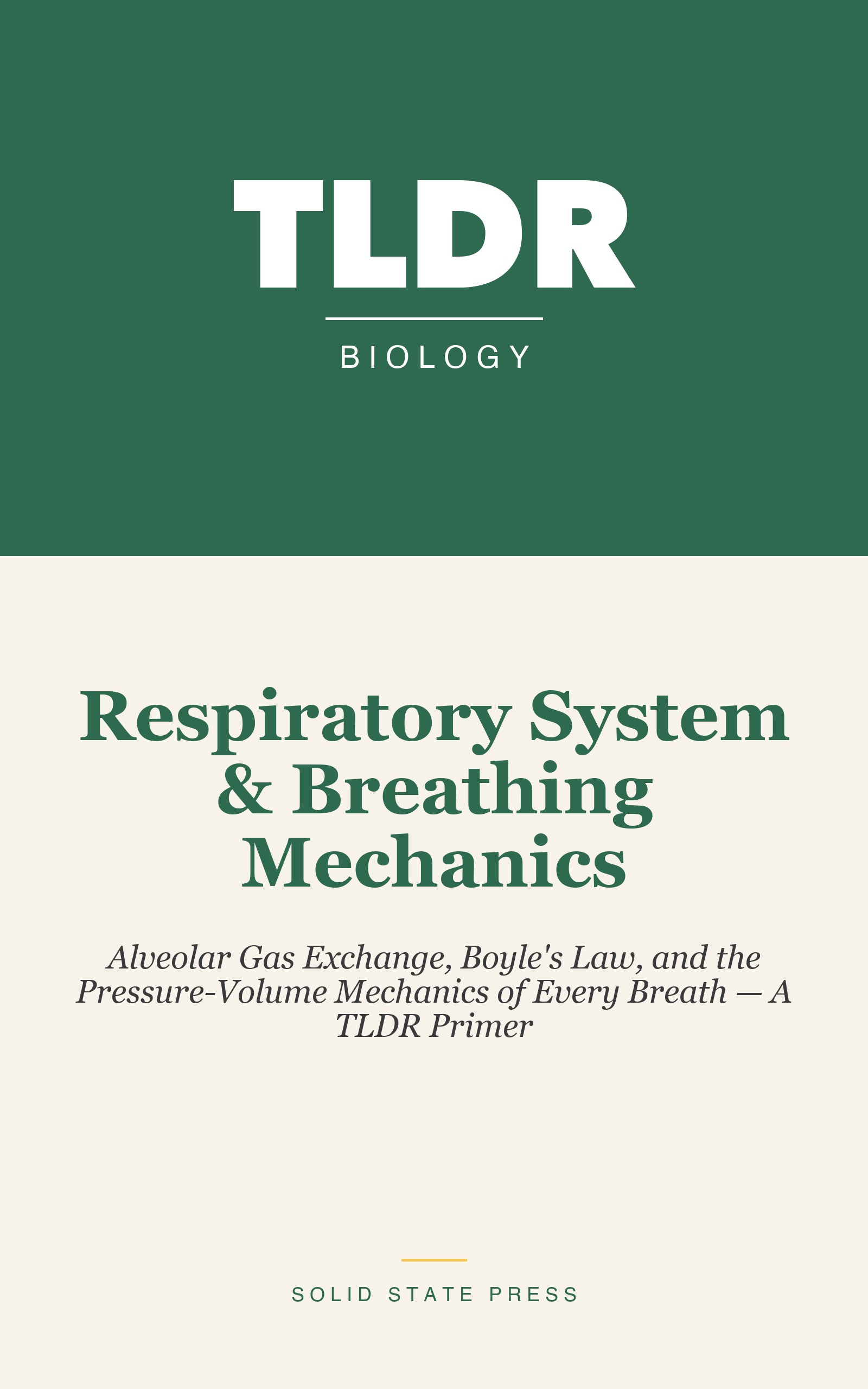 Respiratory System & Breathing Mechanics cover