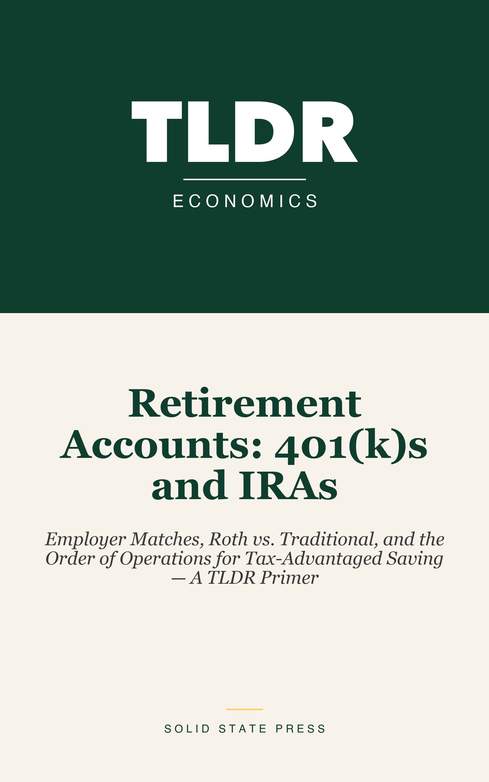 Retirement Accounts: 401(k)s and IRAs cover