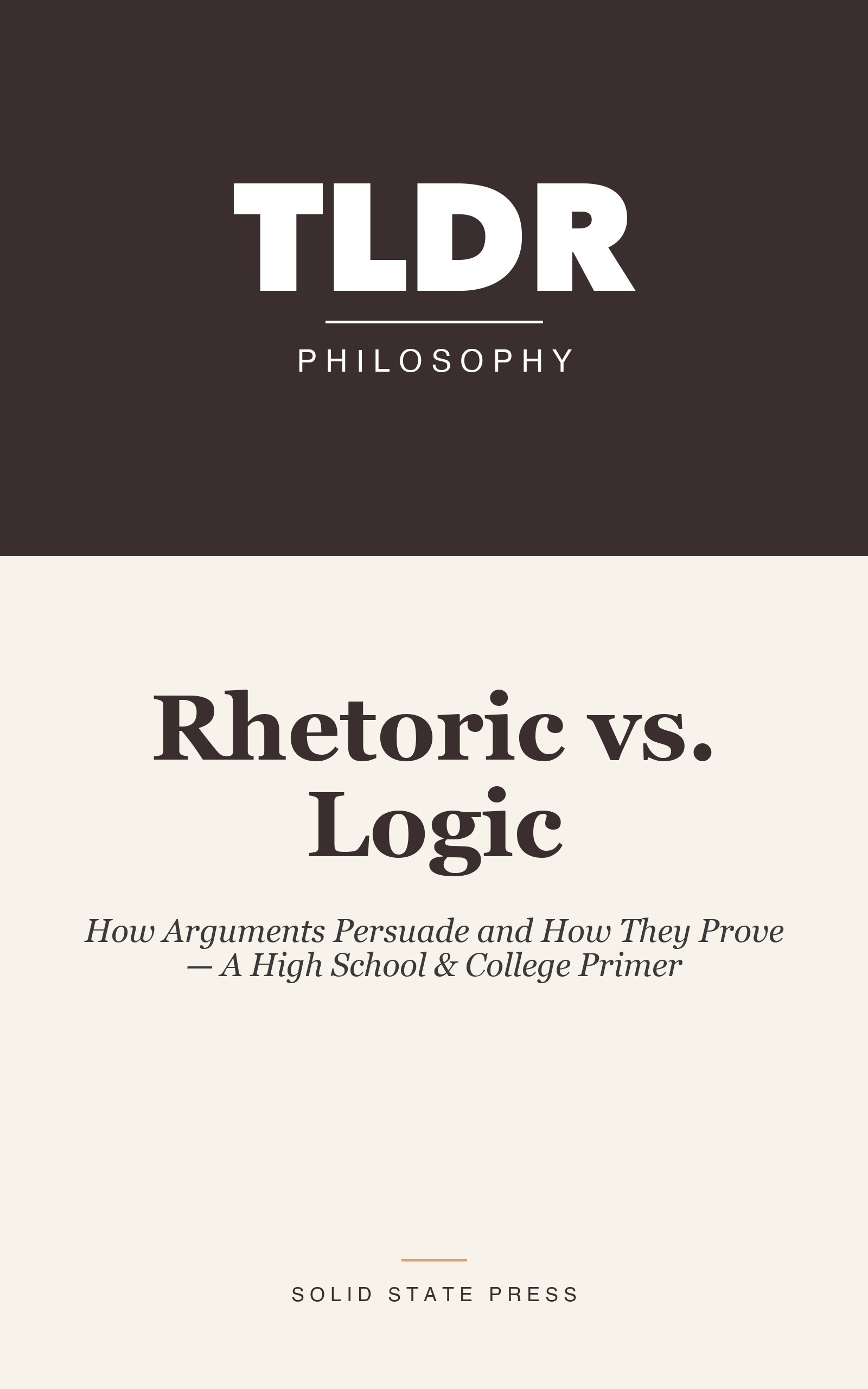 Rhetoric vs. Logic cover