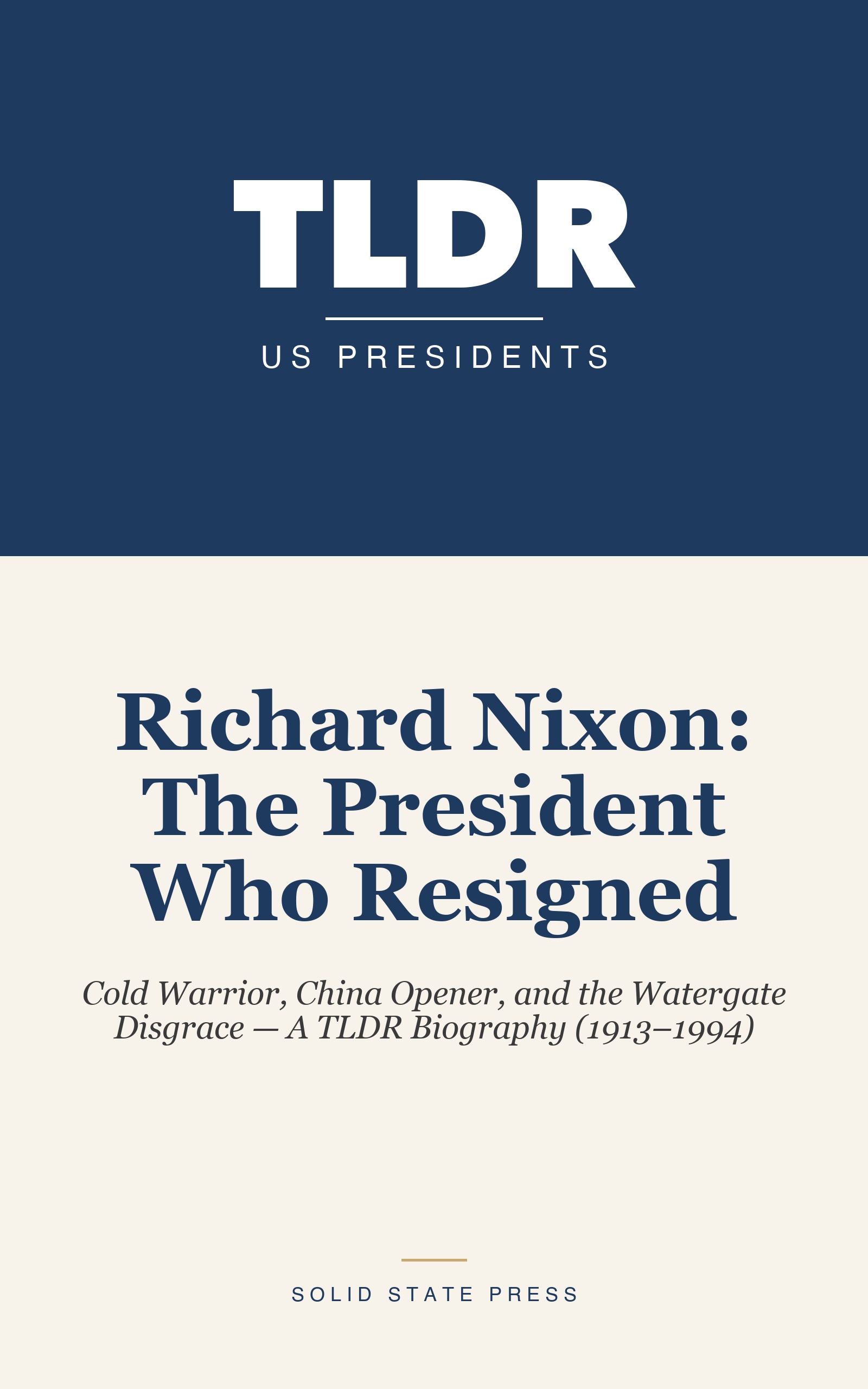 Richard Nixon: The President Who Resigned cover