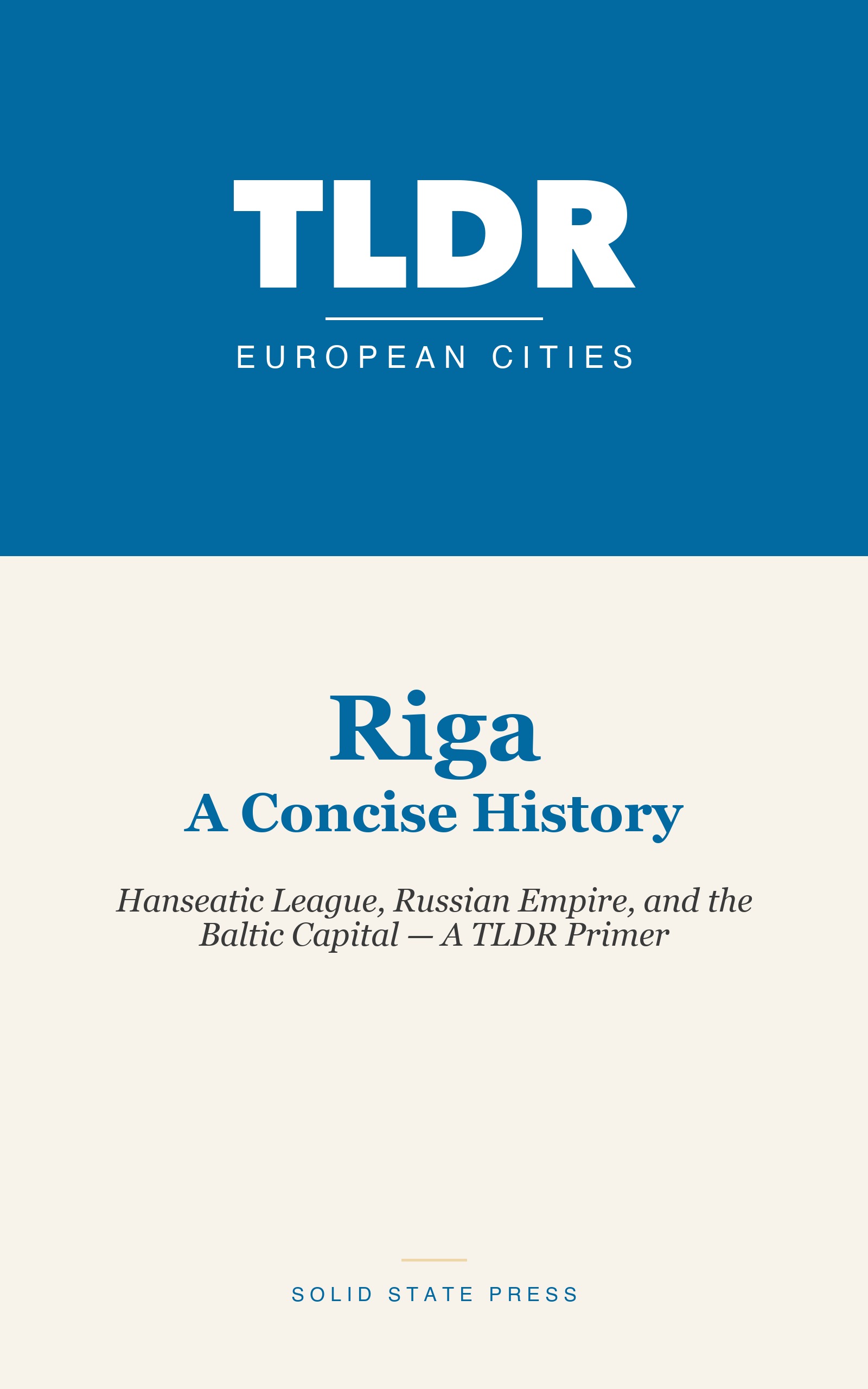 Riga: A Concise History cover