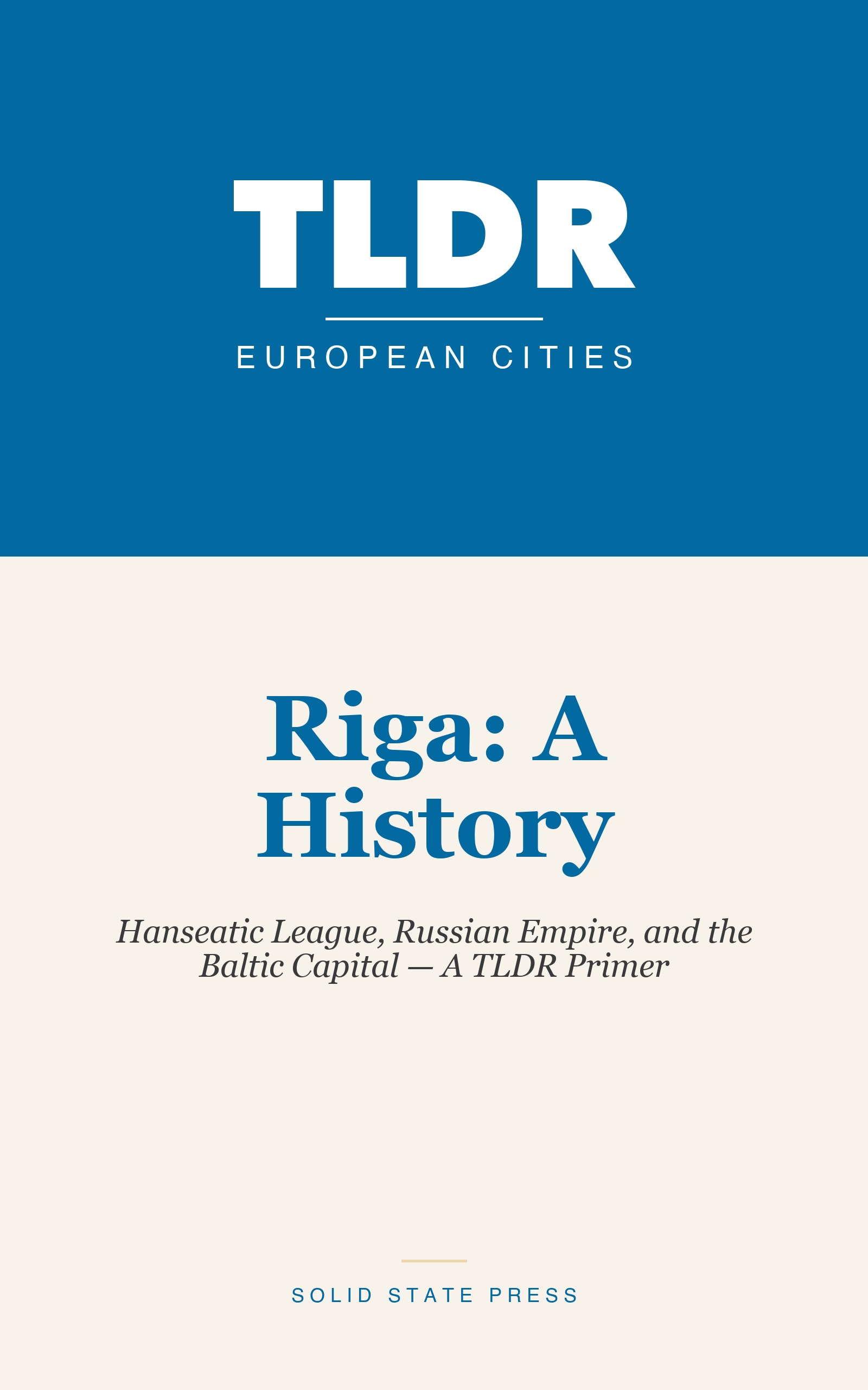 Riga: A History cover