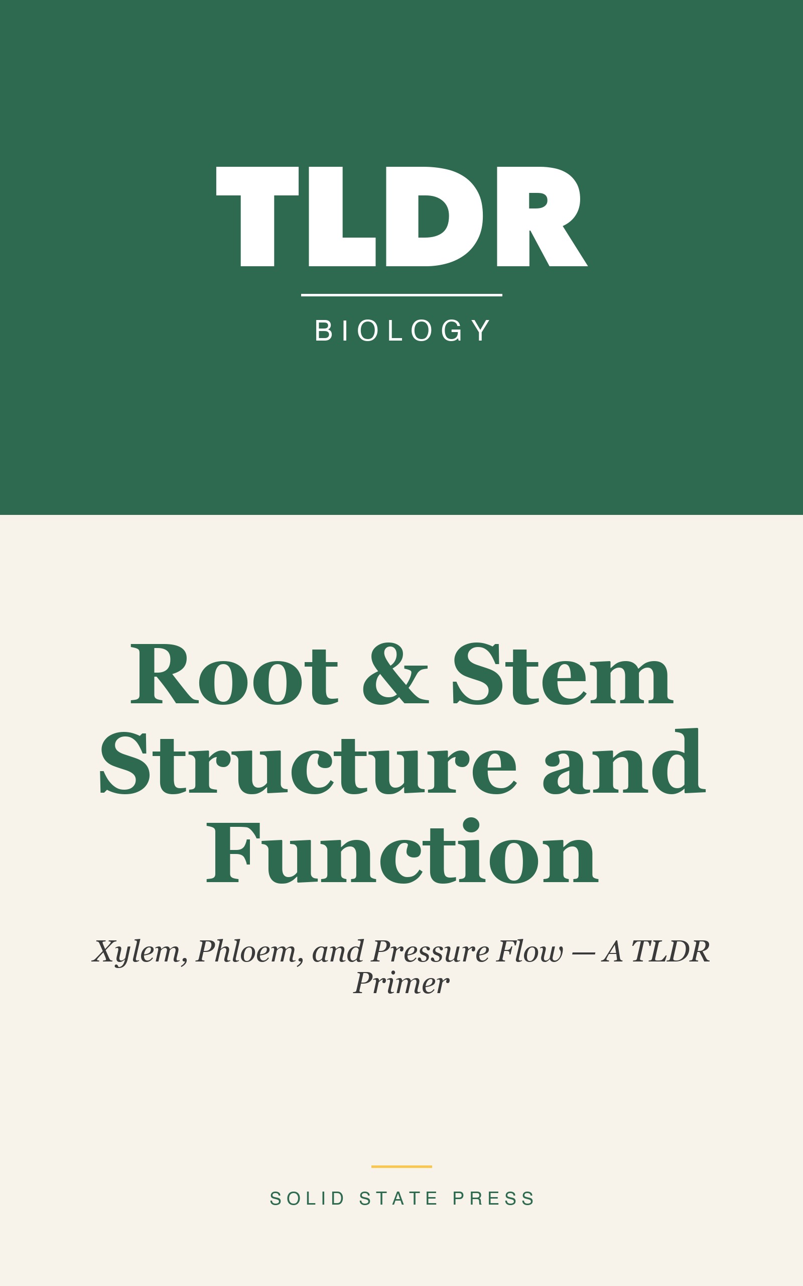 Root & Stem Structure and Function cover