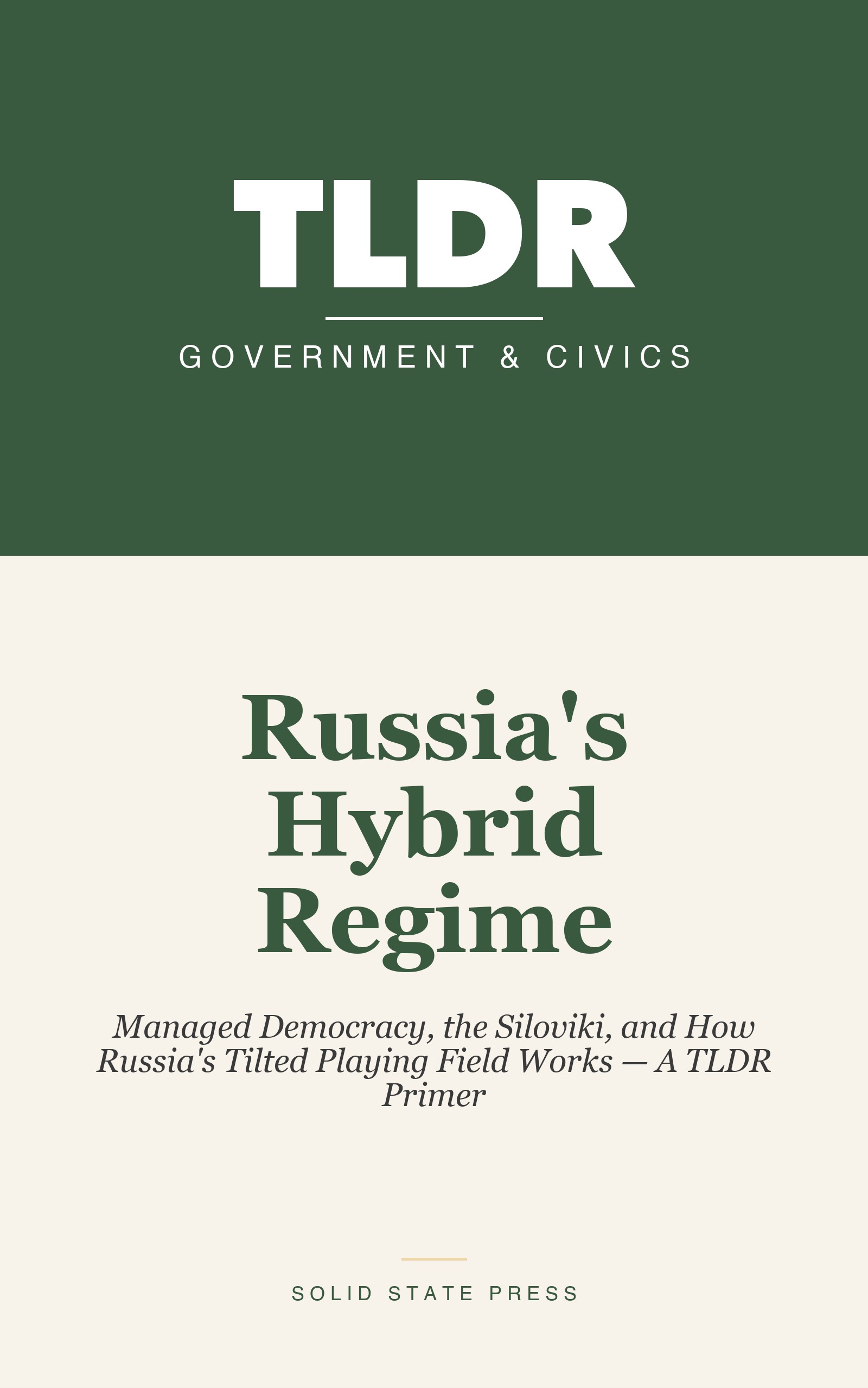 Russia's Hybrid Regime cover