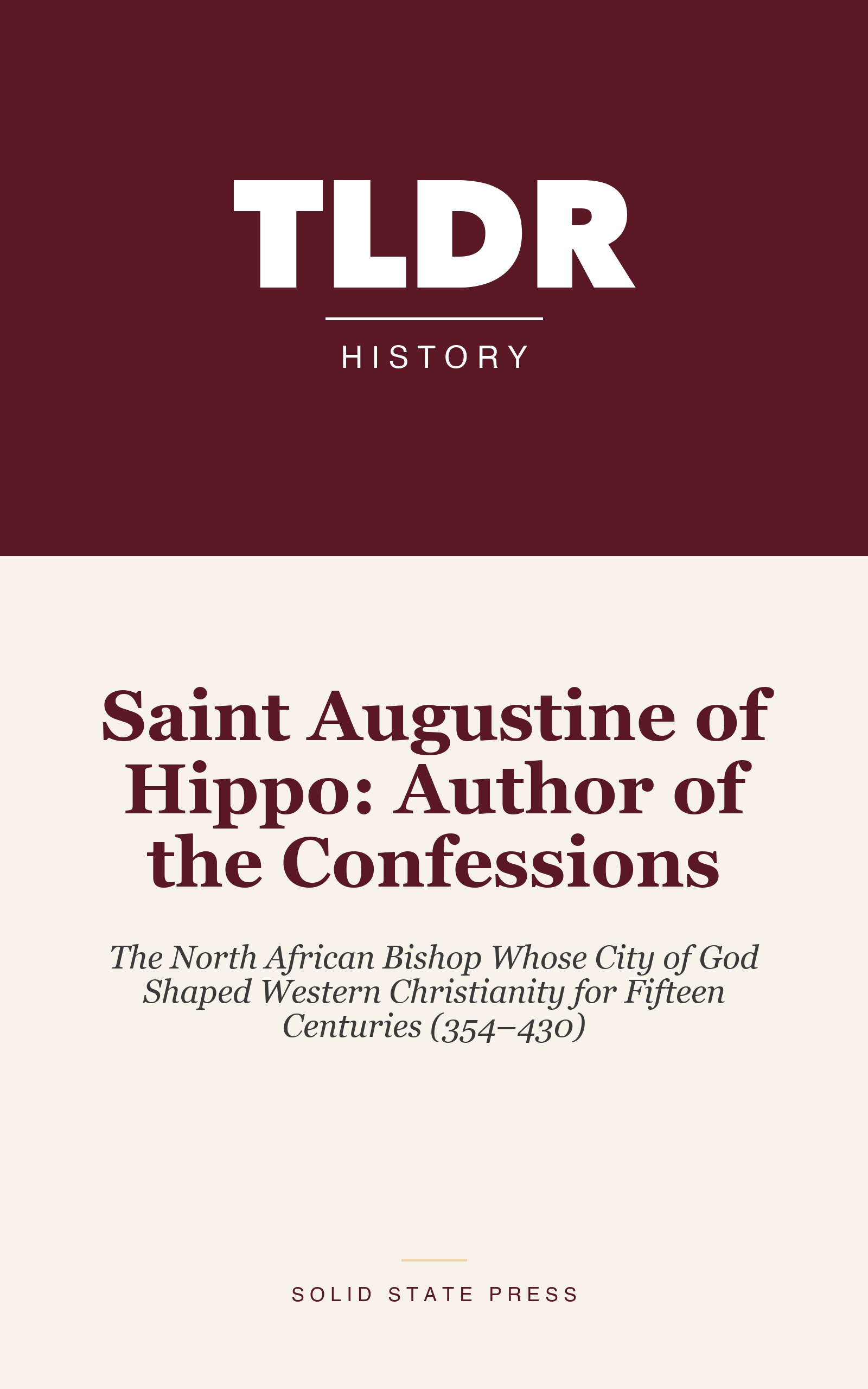 Saint Augustine of Hippo: Author of the Confessions cover