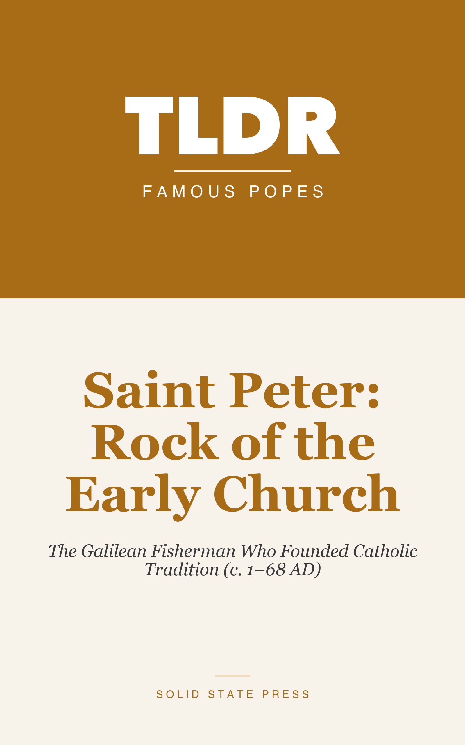 Saint Peter: Rock of the Early Church cover