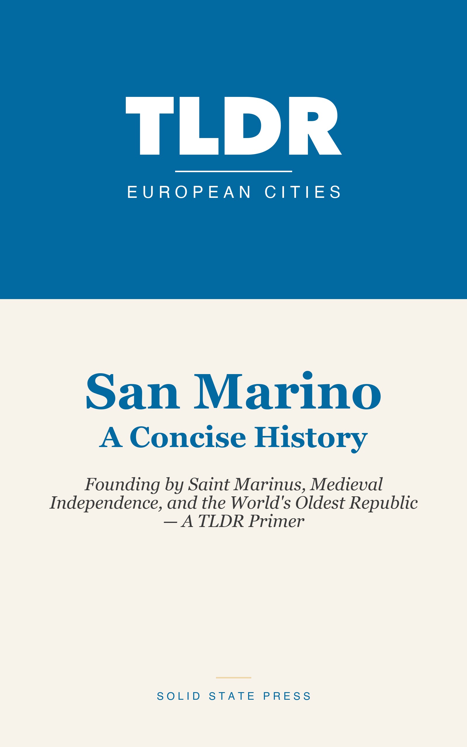 San Marino: A Concise History cover
