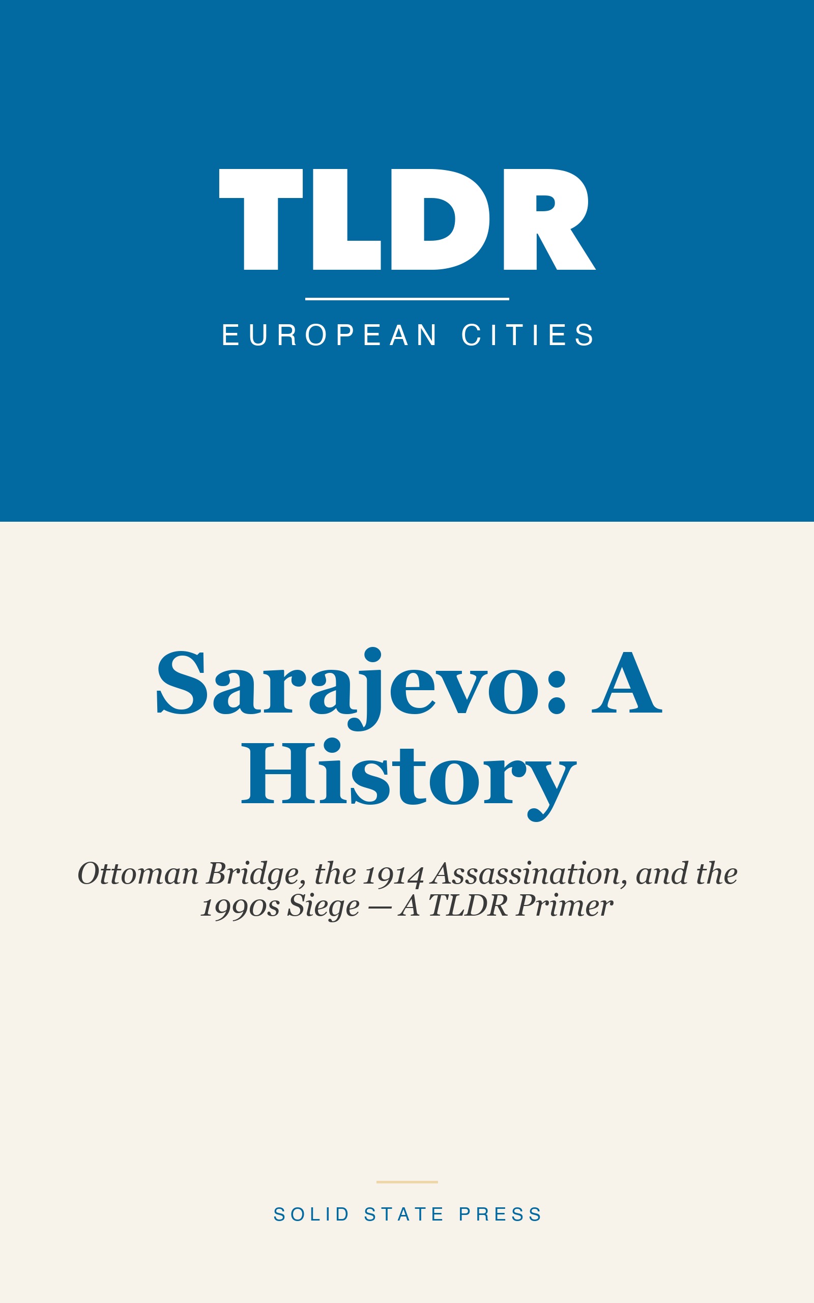 Sarajevo: A History cover