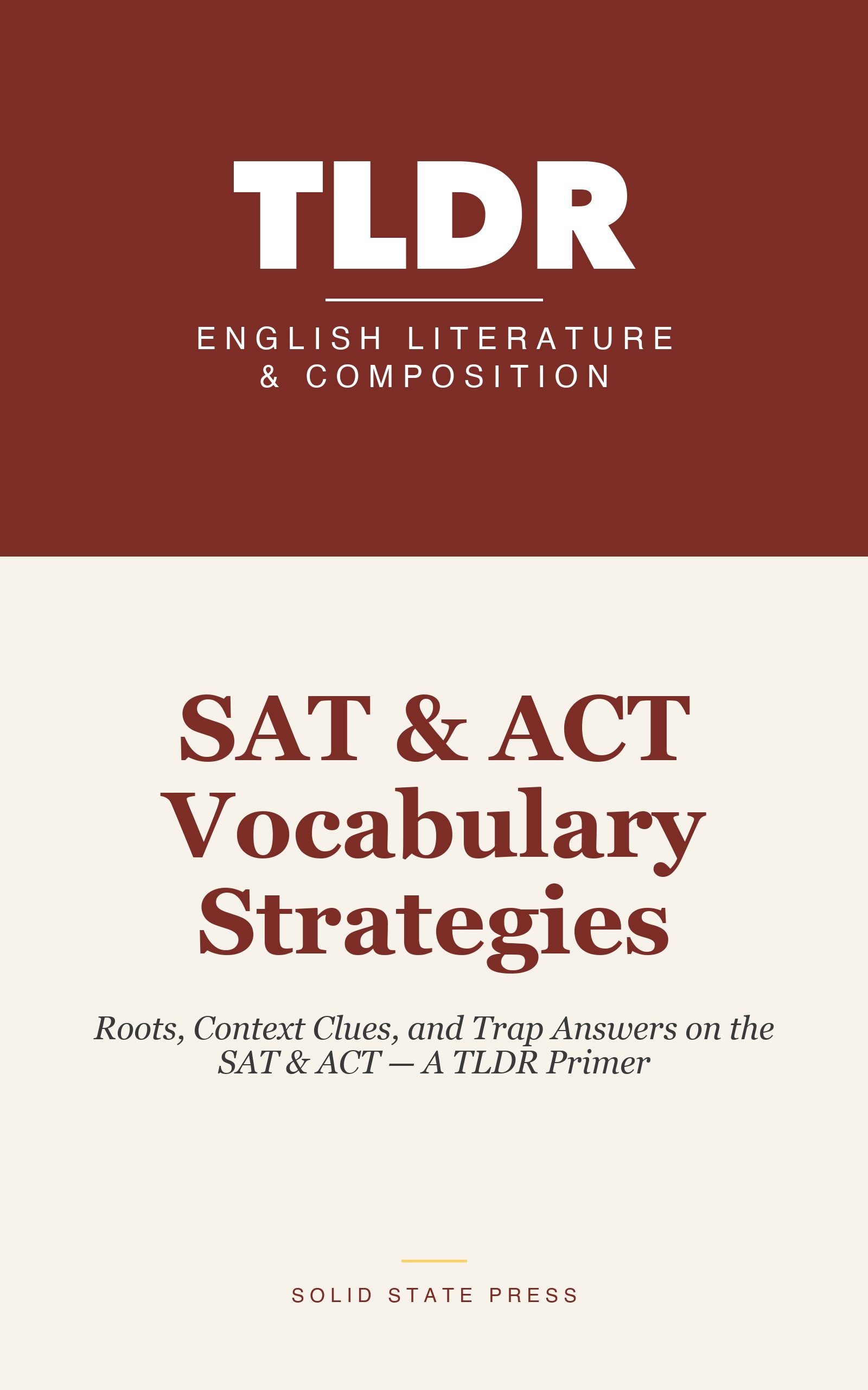 SAT & ACT Vocabulary Strategies cover
