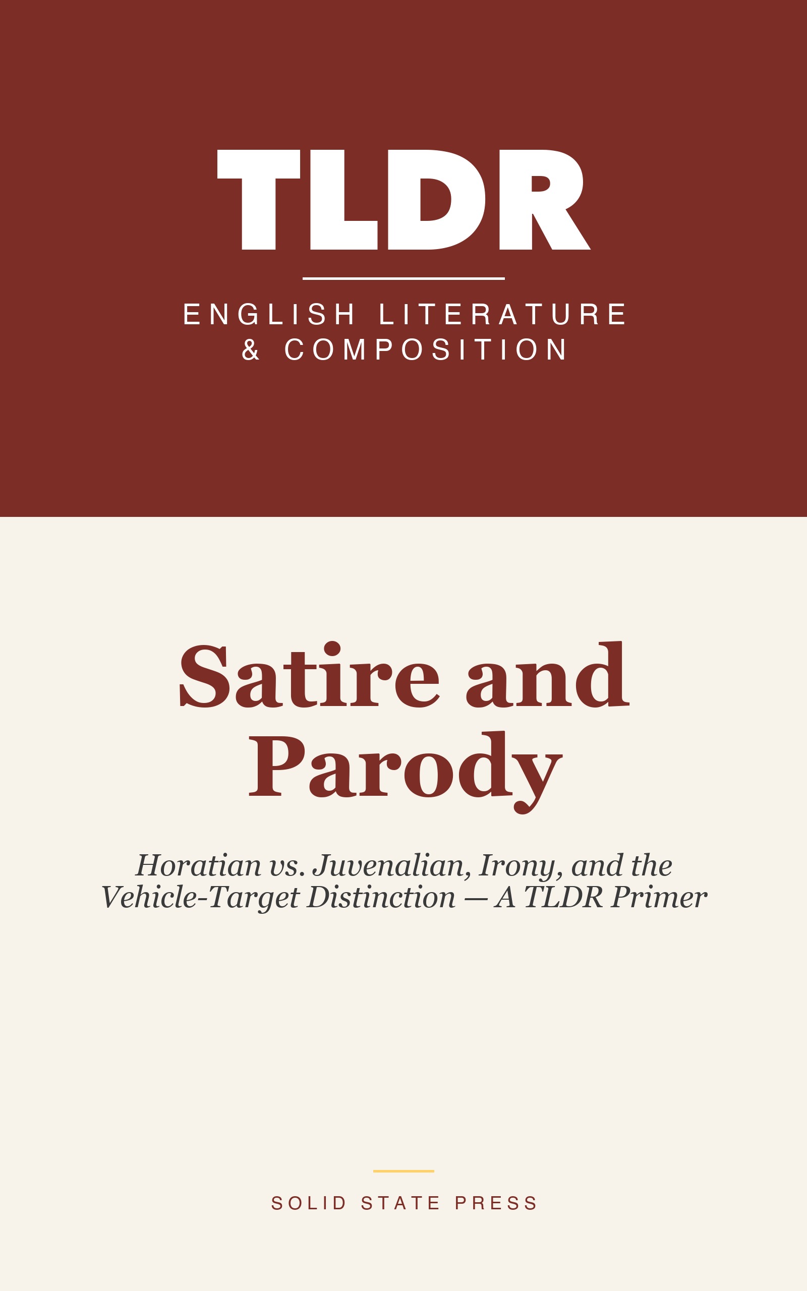 Satire and Parody cover
