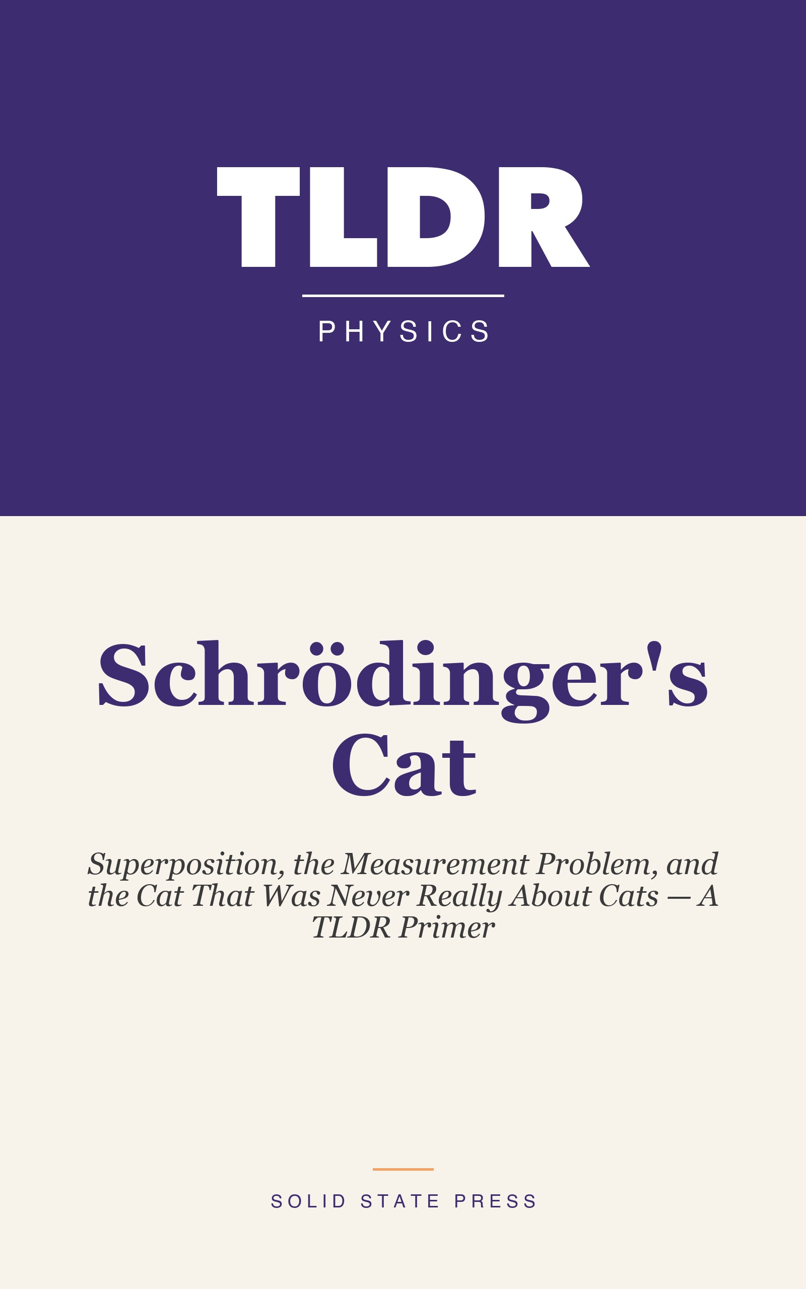 Schrödinger's Cat cover