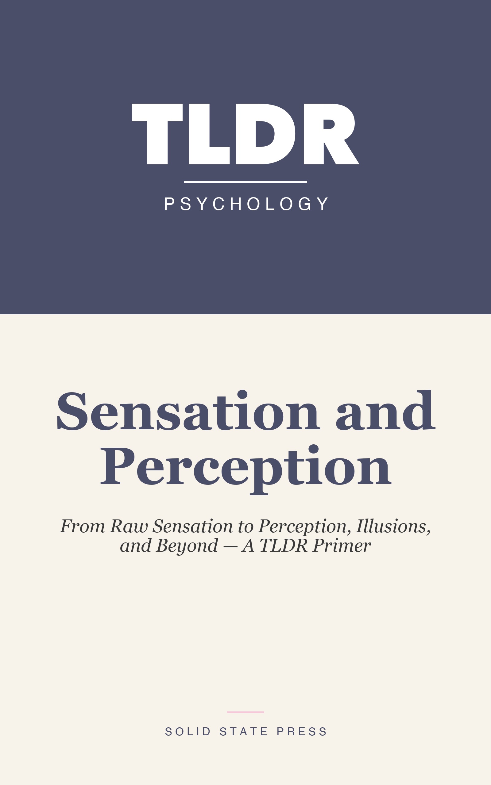 Sensation and Perception cover