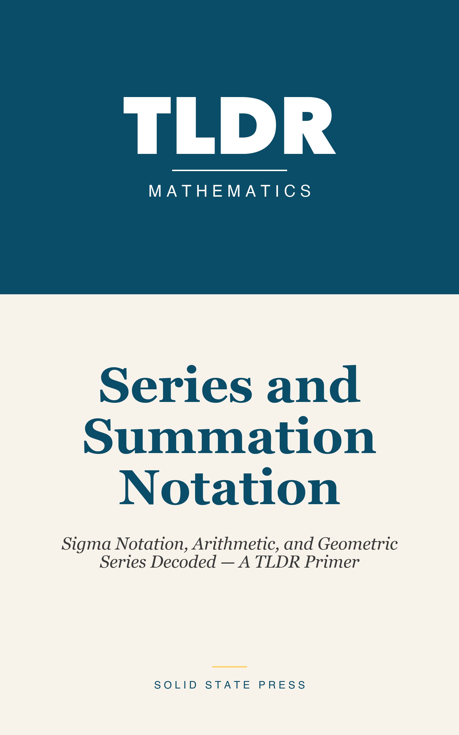 Series and Summation Notation cover