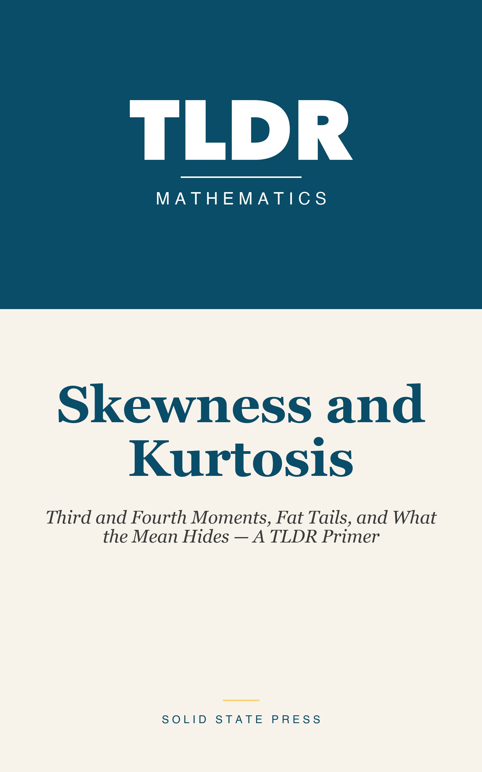 Skewness and Kurtosis cover