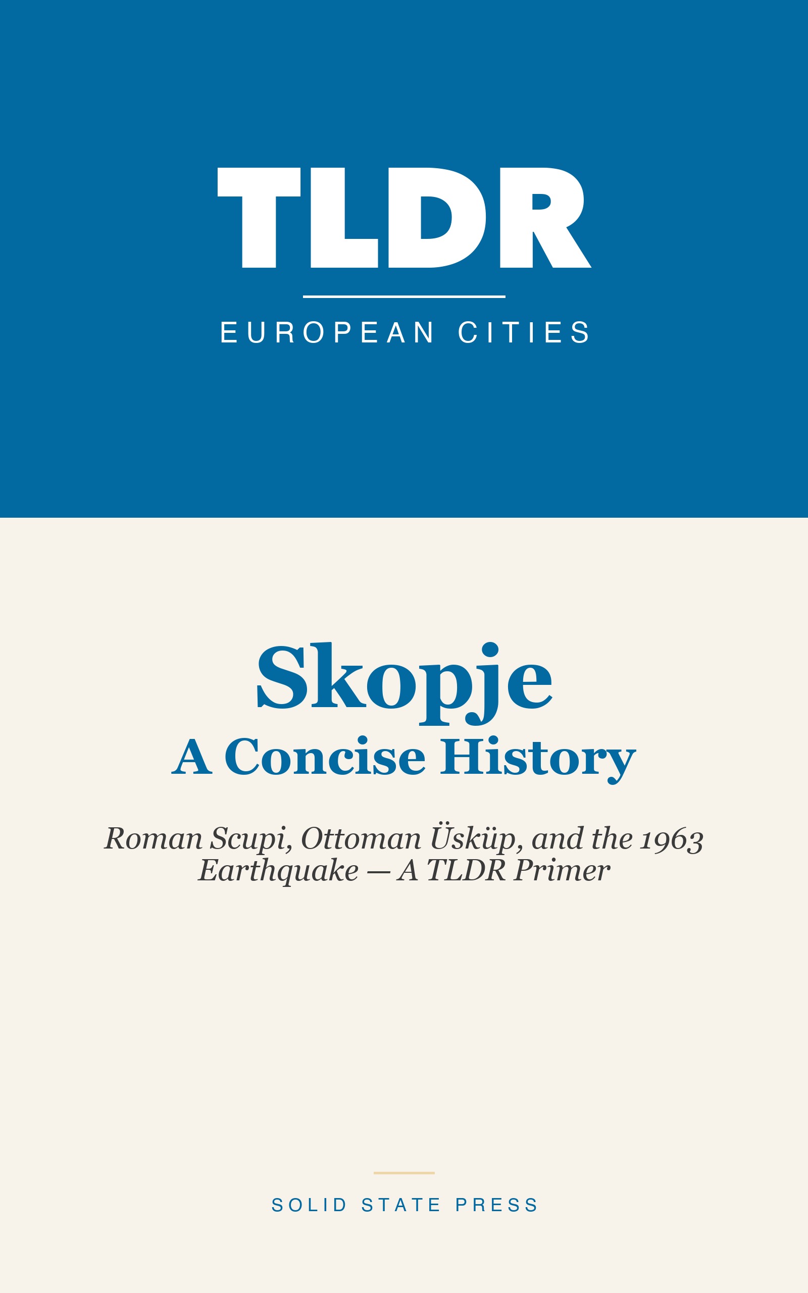Skopje: A Concise History cover