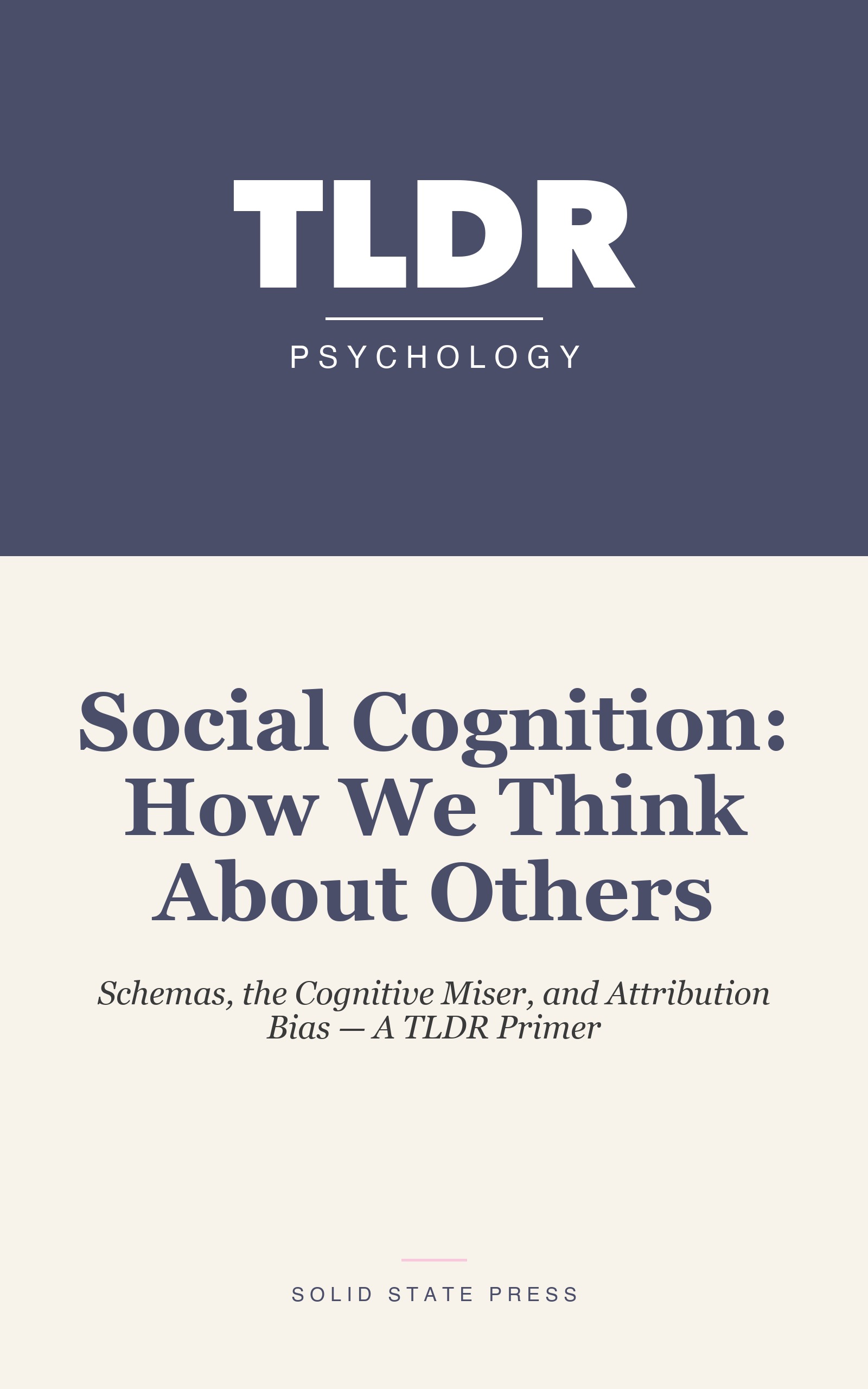 Social Cognition: How We Think About Others cover