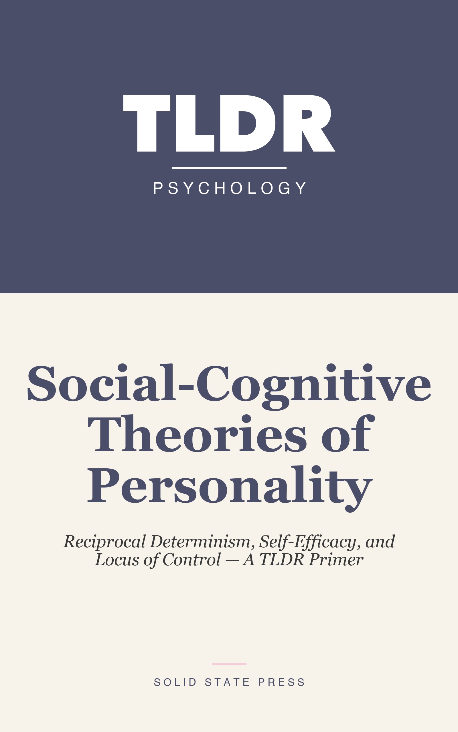 Social-Cognitive Theories of Personality cover