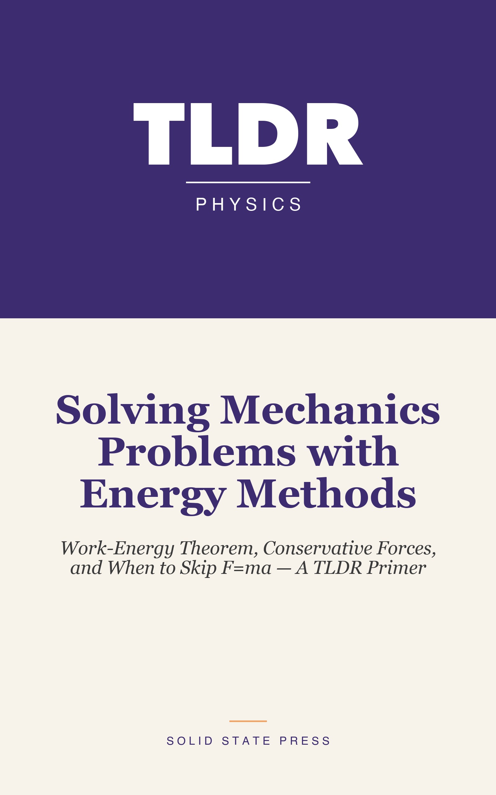 Solving Mechanics Problems with Energy Methods cover