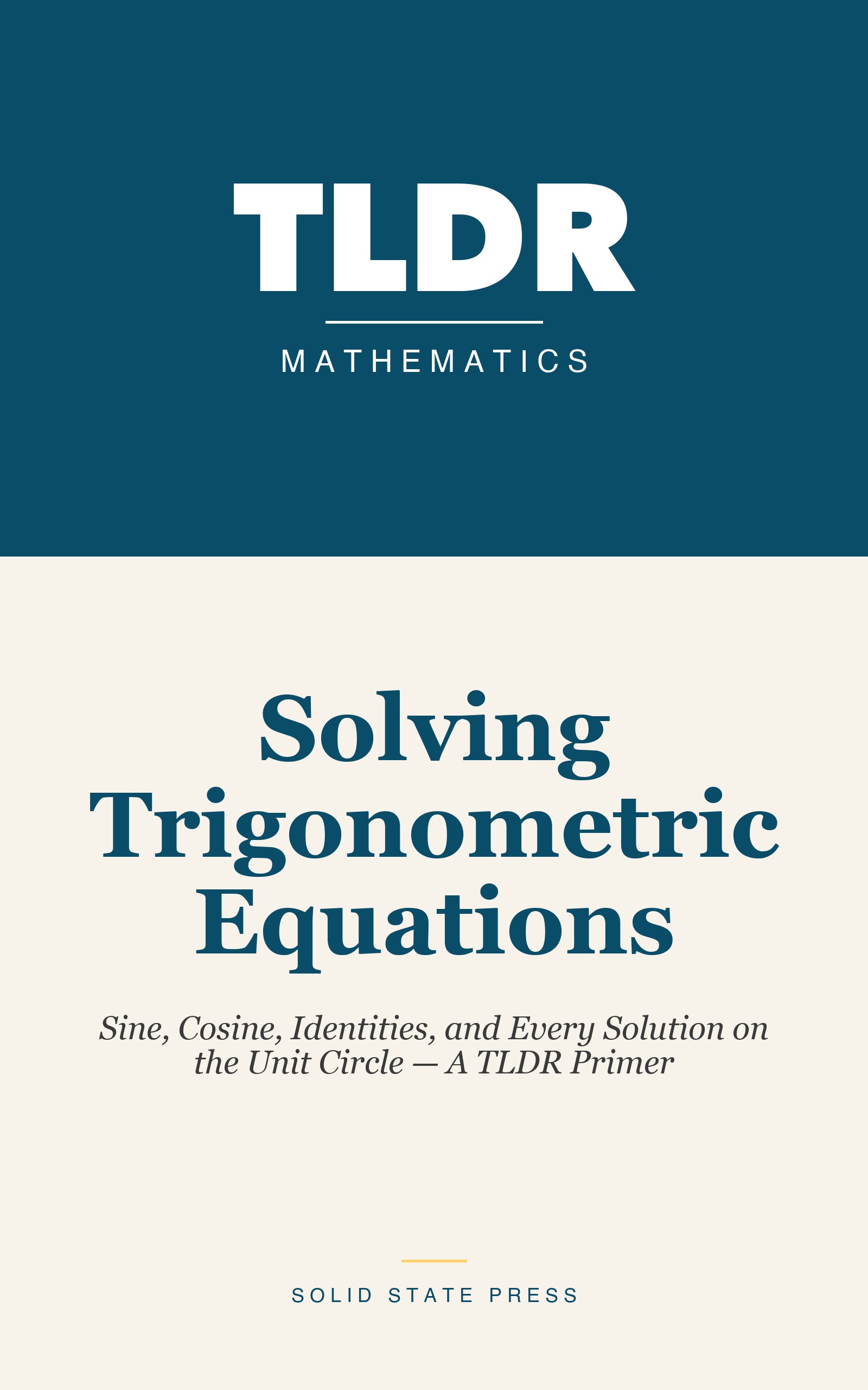 Solving Trigonometric Equations cover