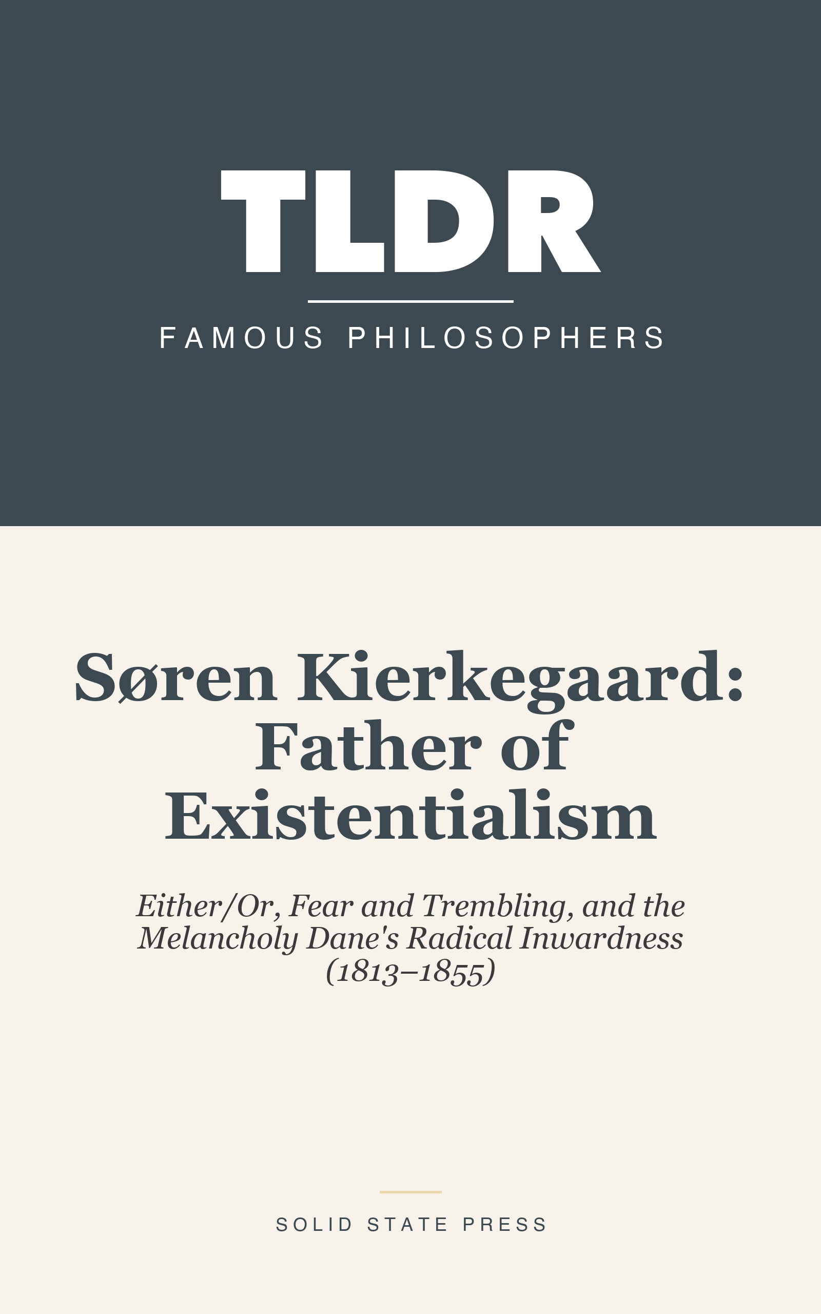 Søren Kierkegaard: Father of Existentialism cover