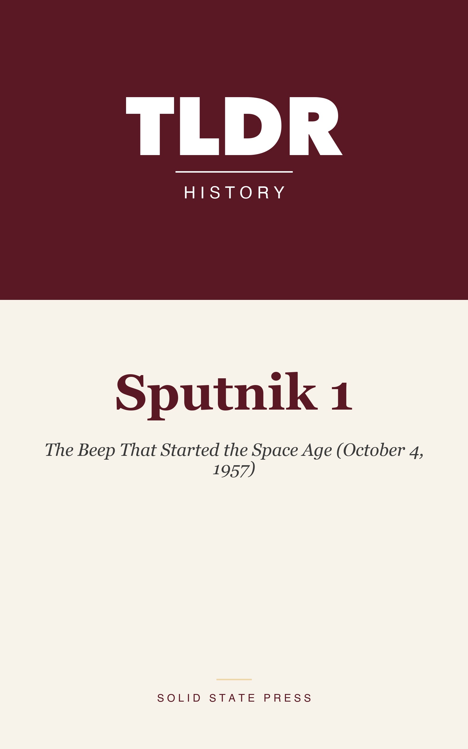 Sputnik 1 cover