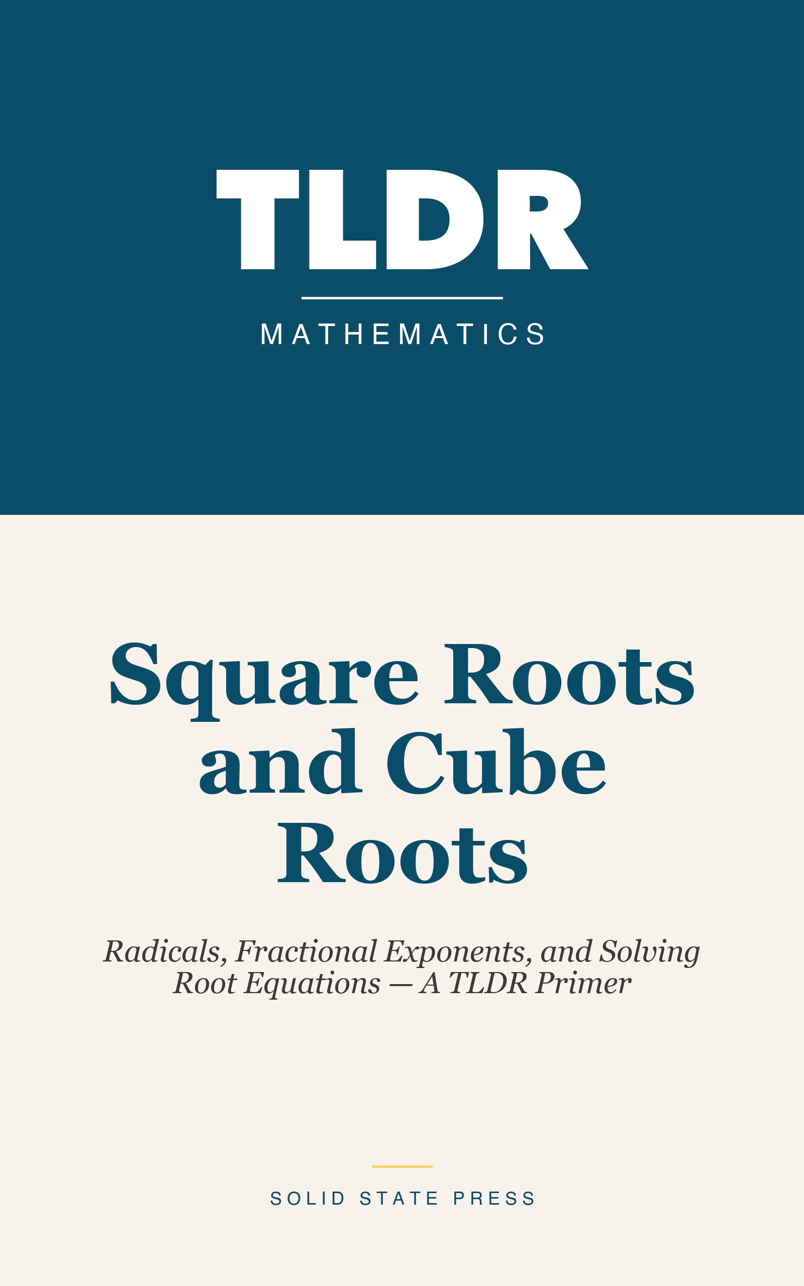 Square Roots and Cube Roots cover