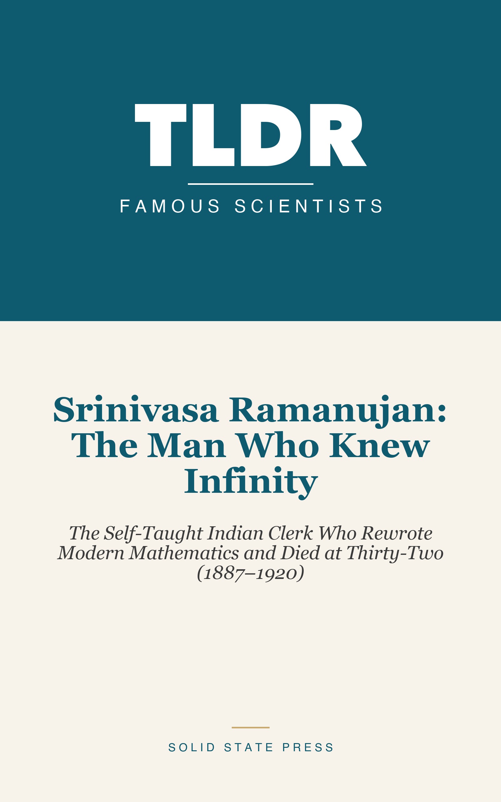 Srinivasa Ramanujan: The Man Who Knew Infinity cover
