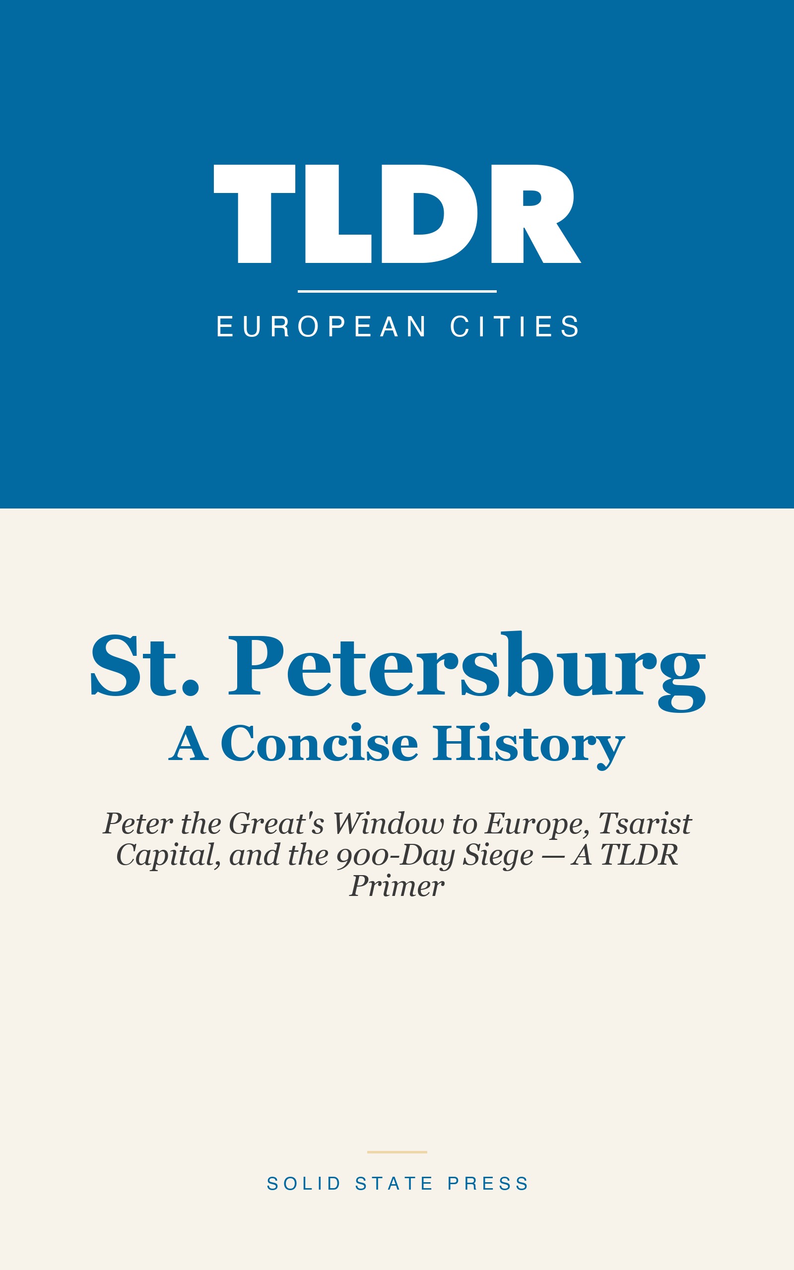St. Petersburg: A Concise History cover