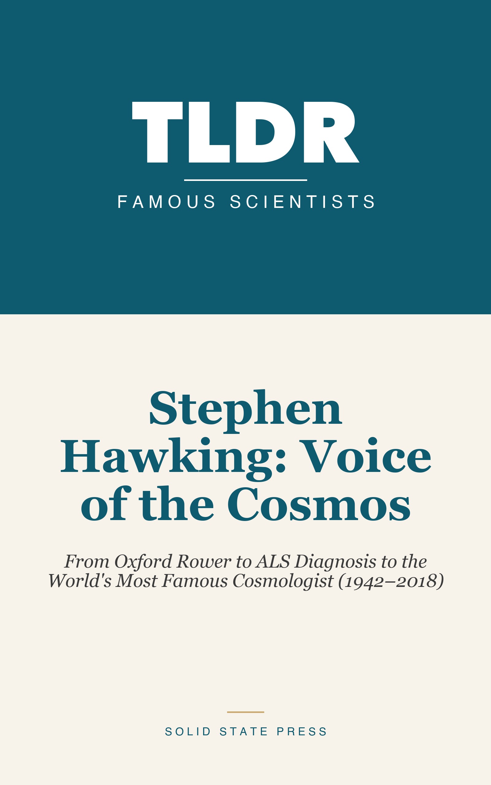 Stephen Hawking: Voice of the Cosmos cover