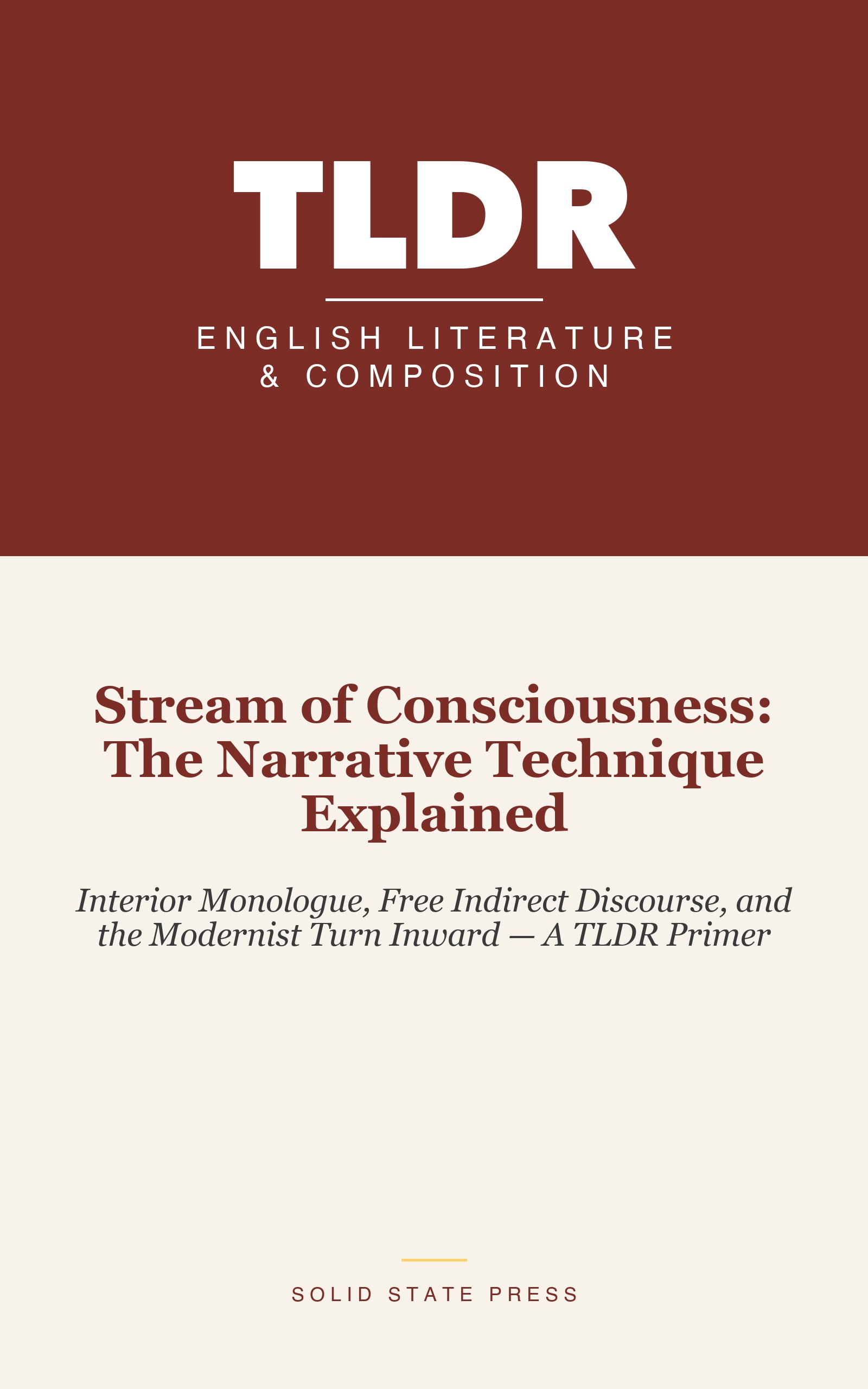 Stream of Consciousness: The Narrative Technique Explained cover