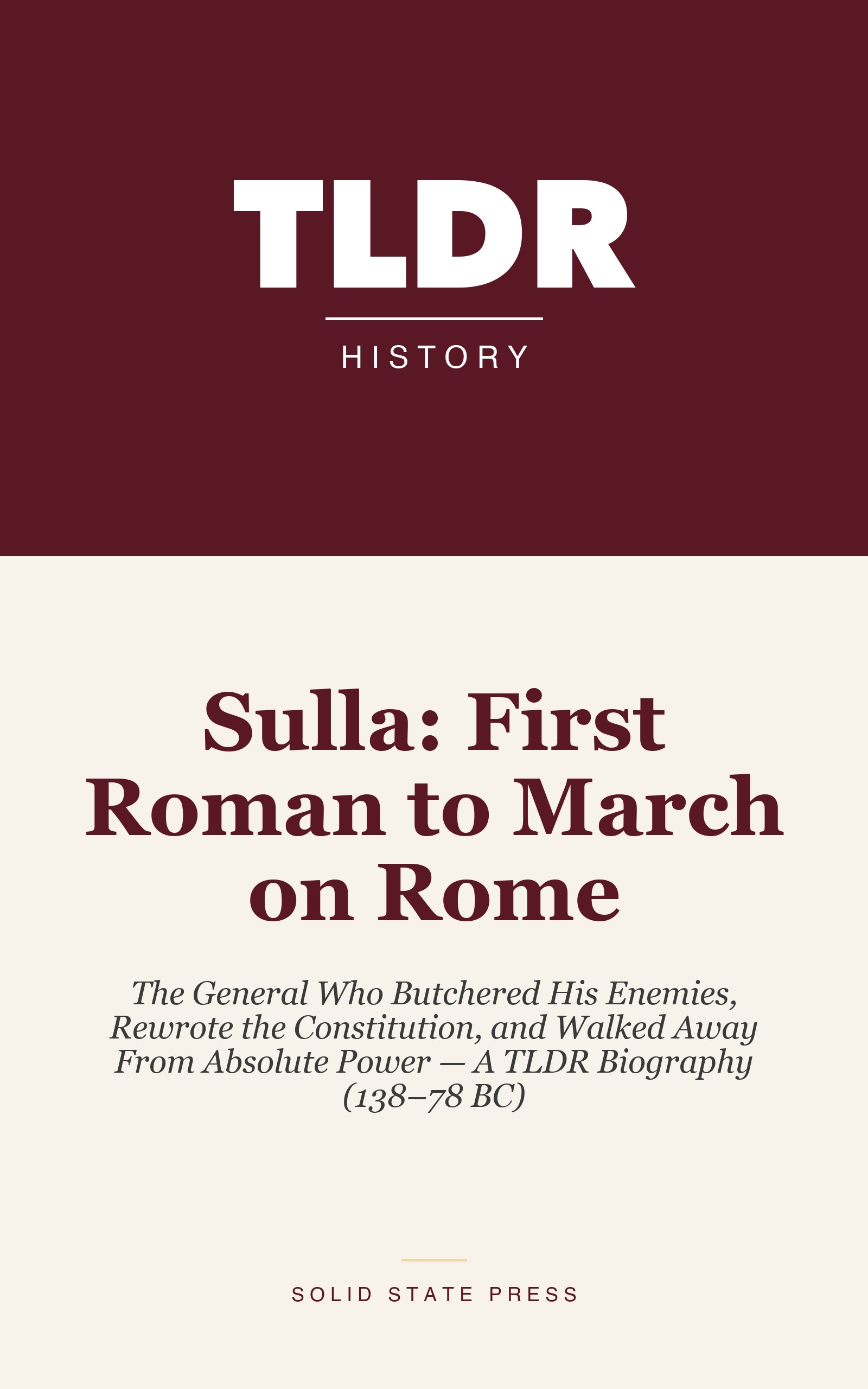 Sulla: First Roman to March on Rome cover