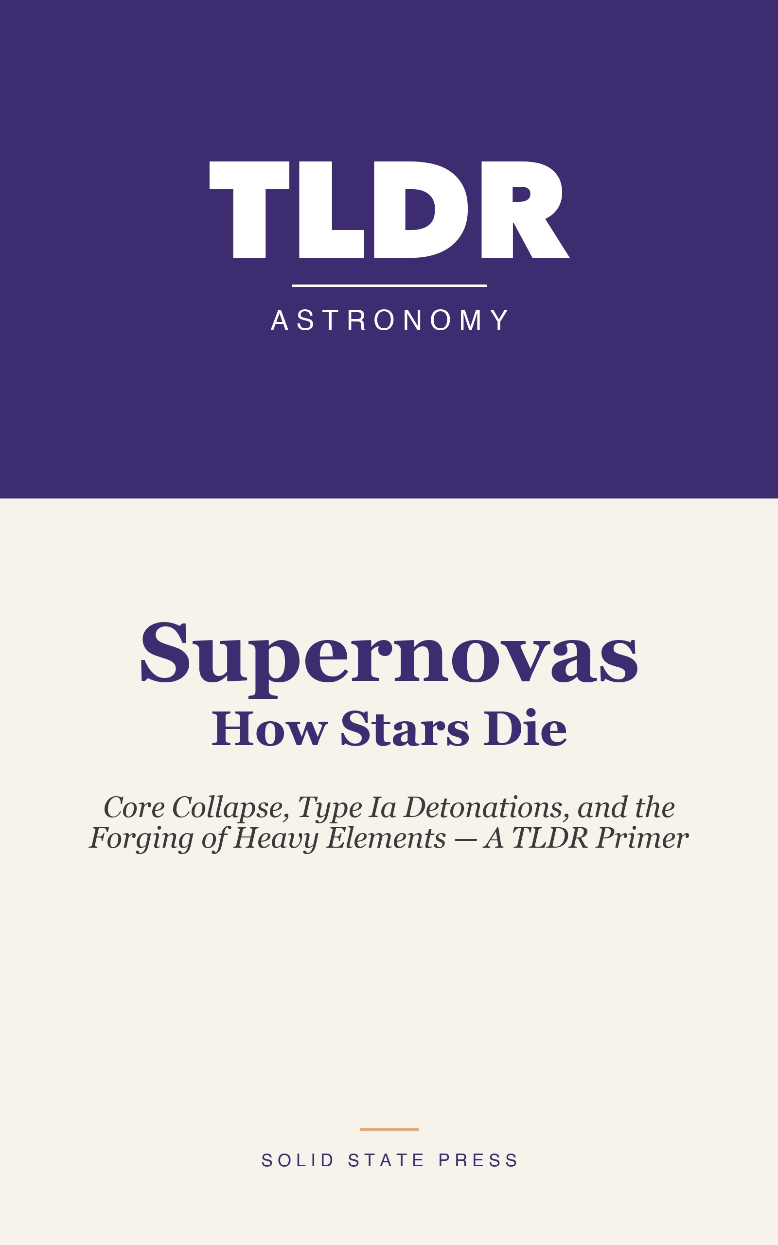 Supernovas: How Stars Die cover