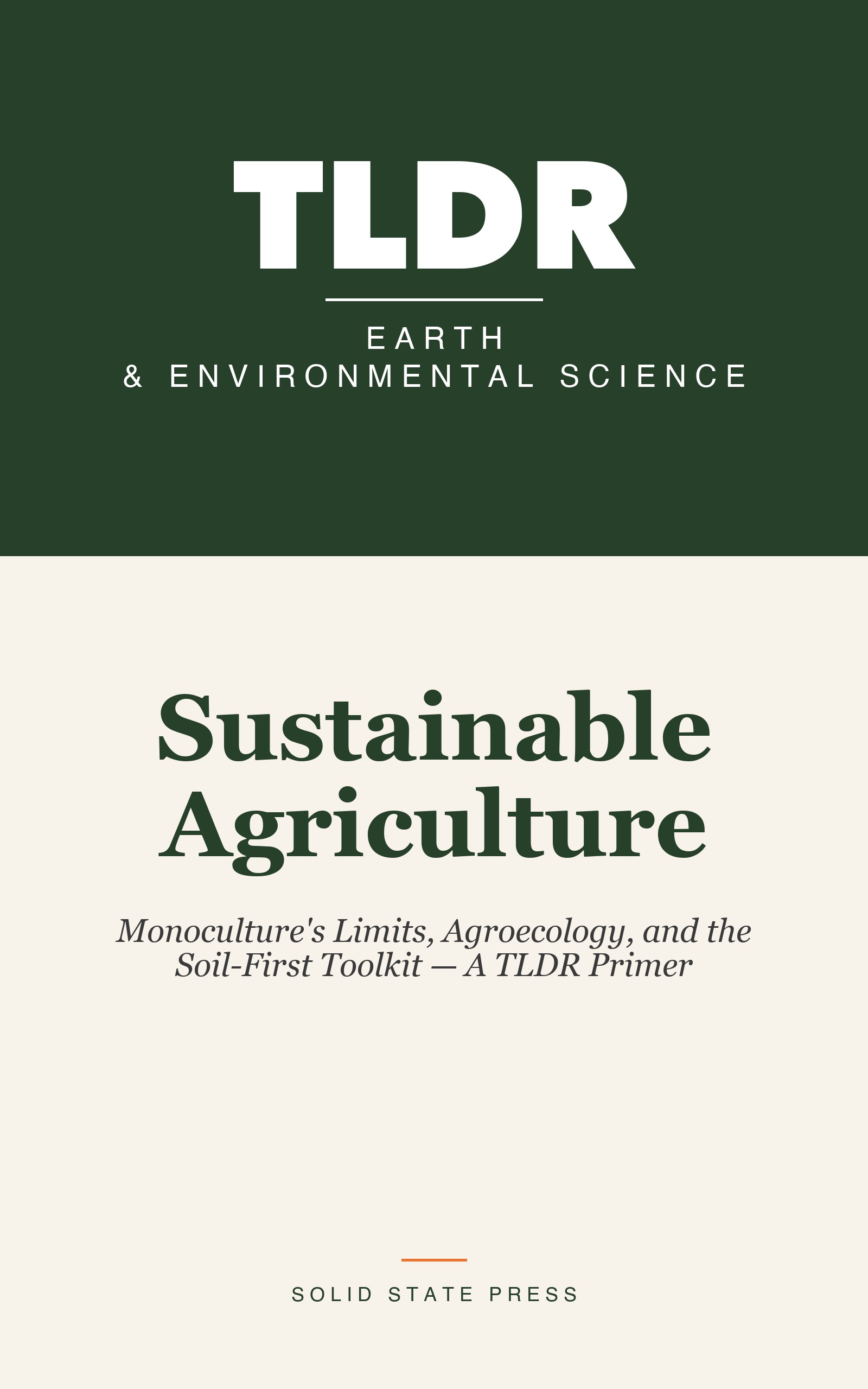 Sustainable Agriculture cover