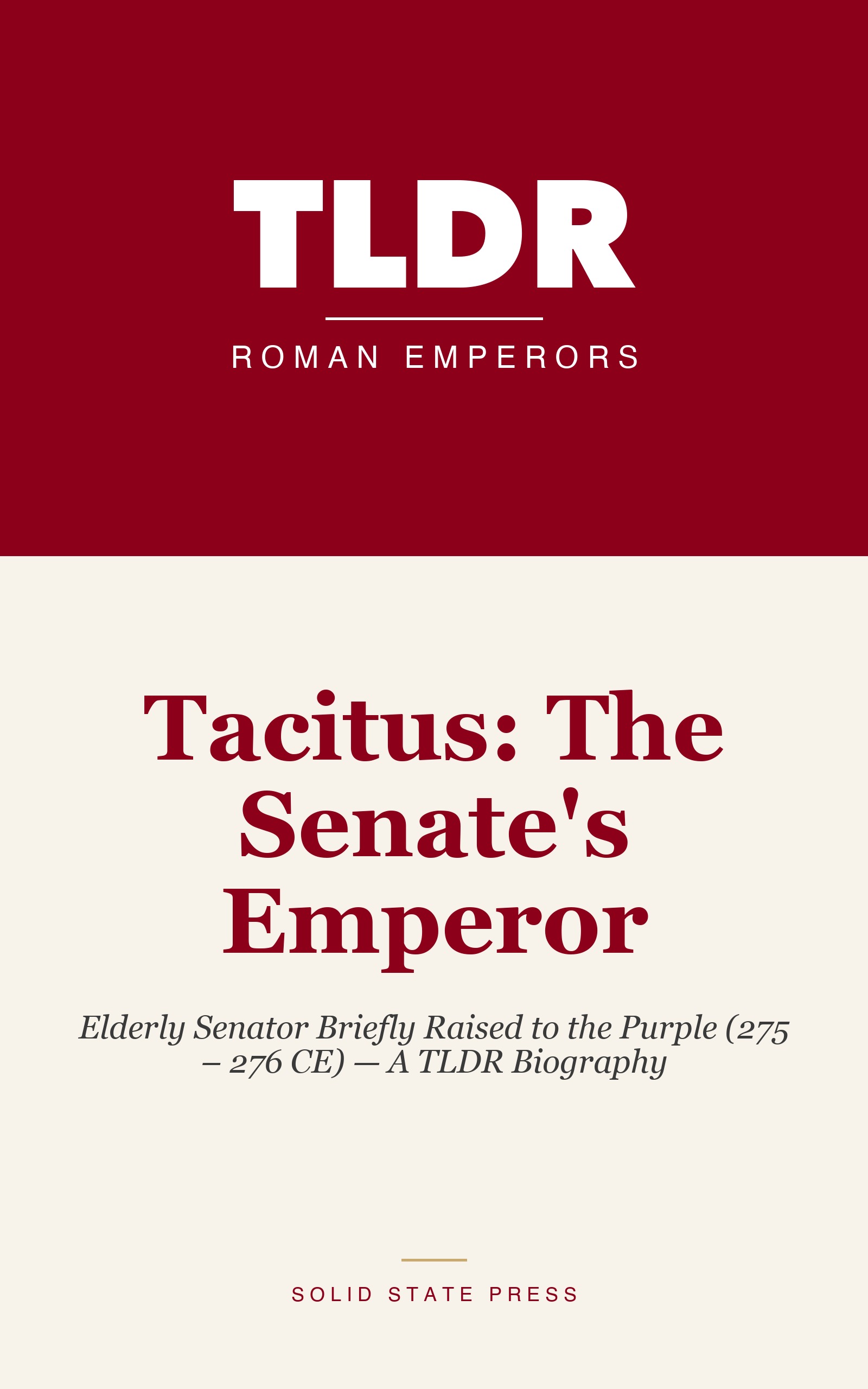 Tacitus: The Senate's Emperor cover