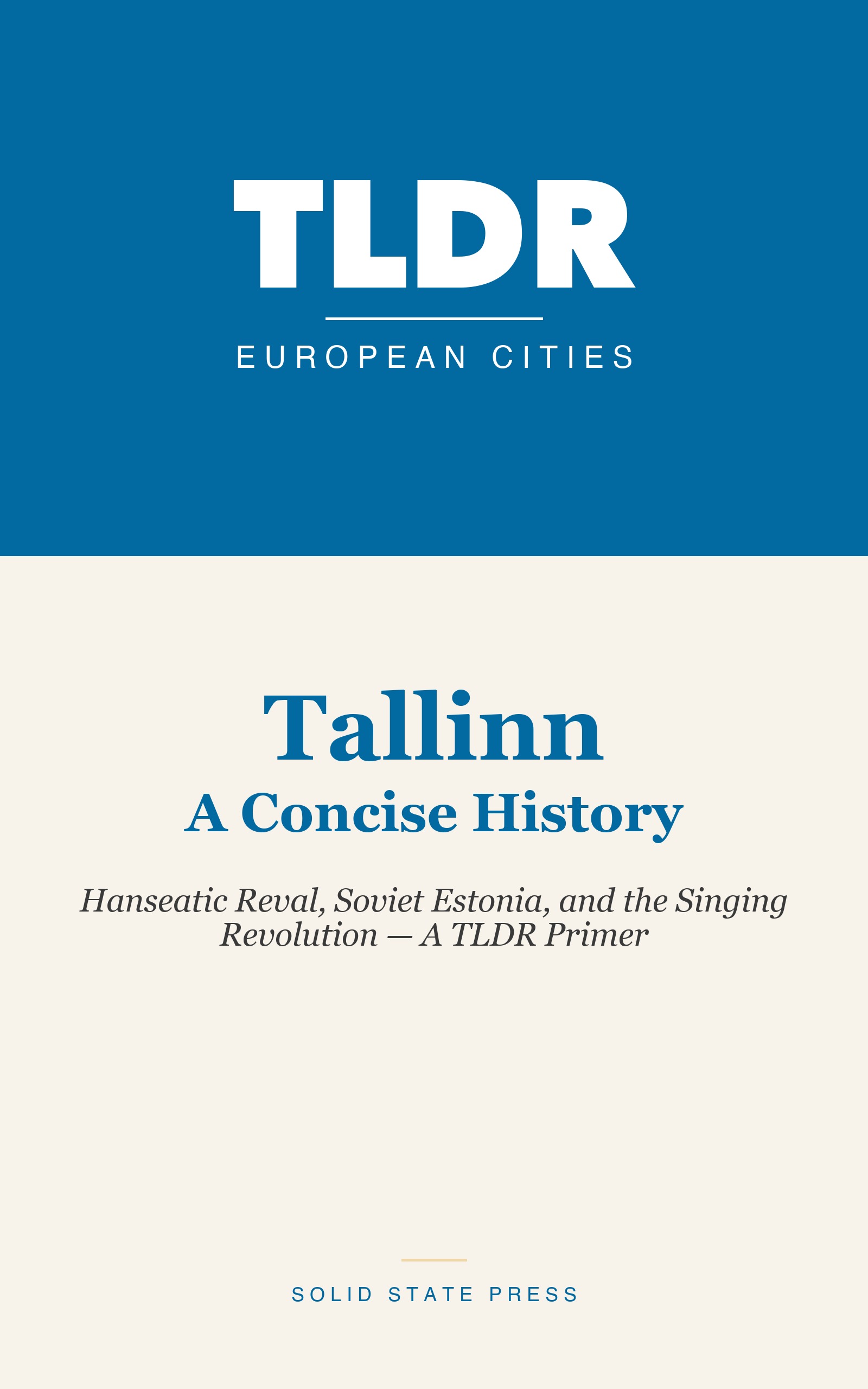Tallinn: A Concise History cover