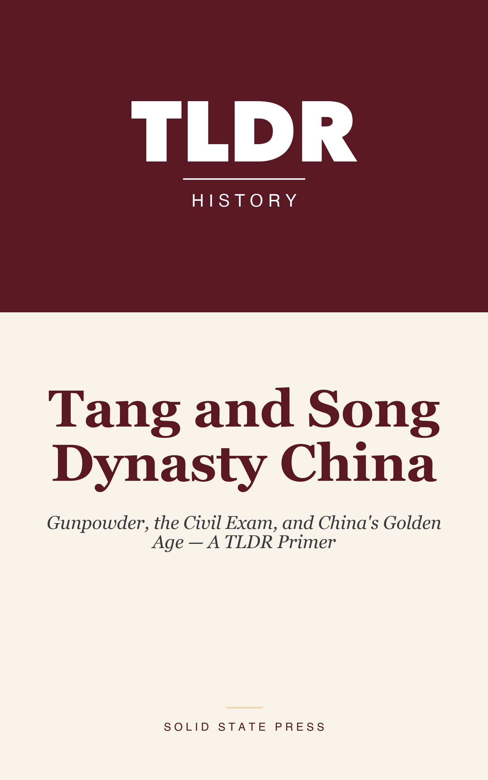 Tang and Song Dynasty China cover