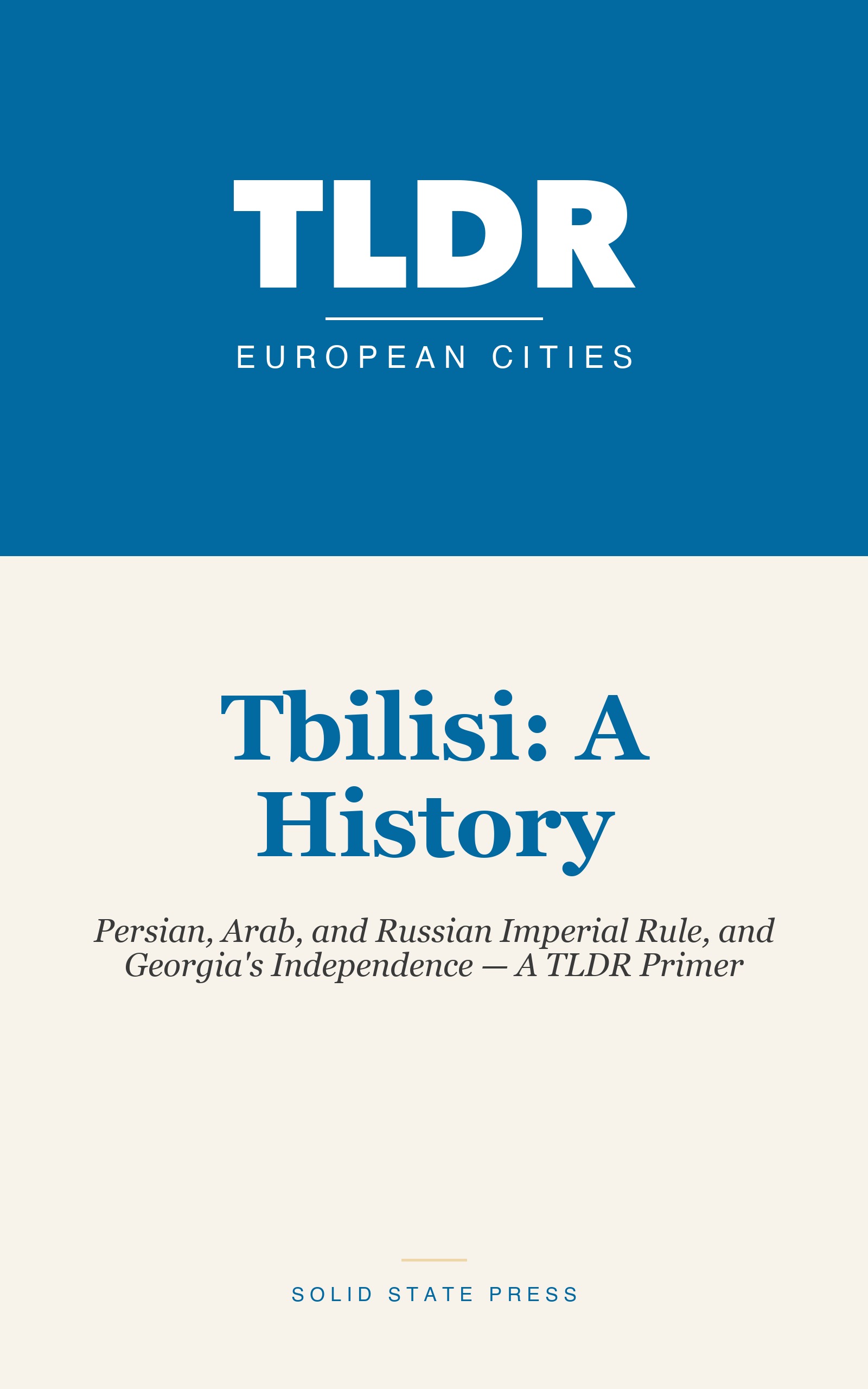 Tbilisi: A History cover