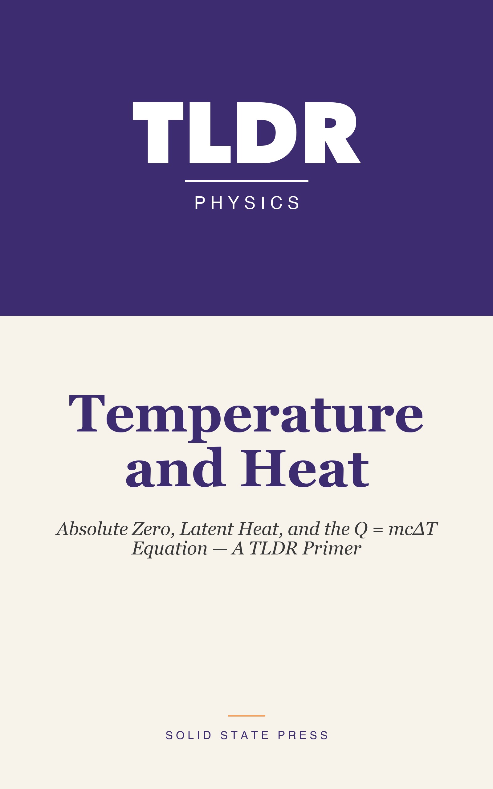 Temperature and Heat cover