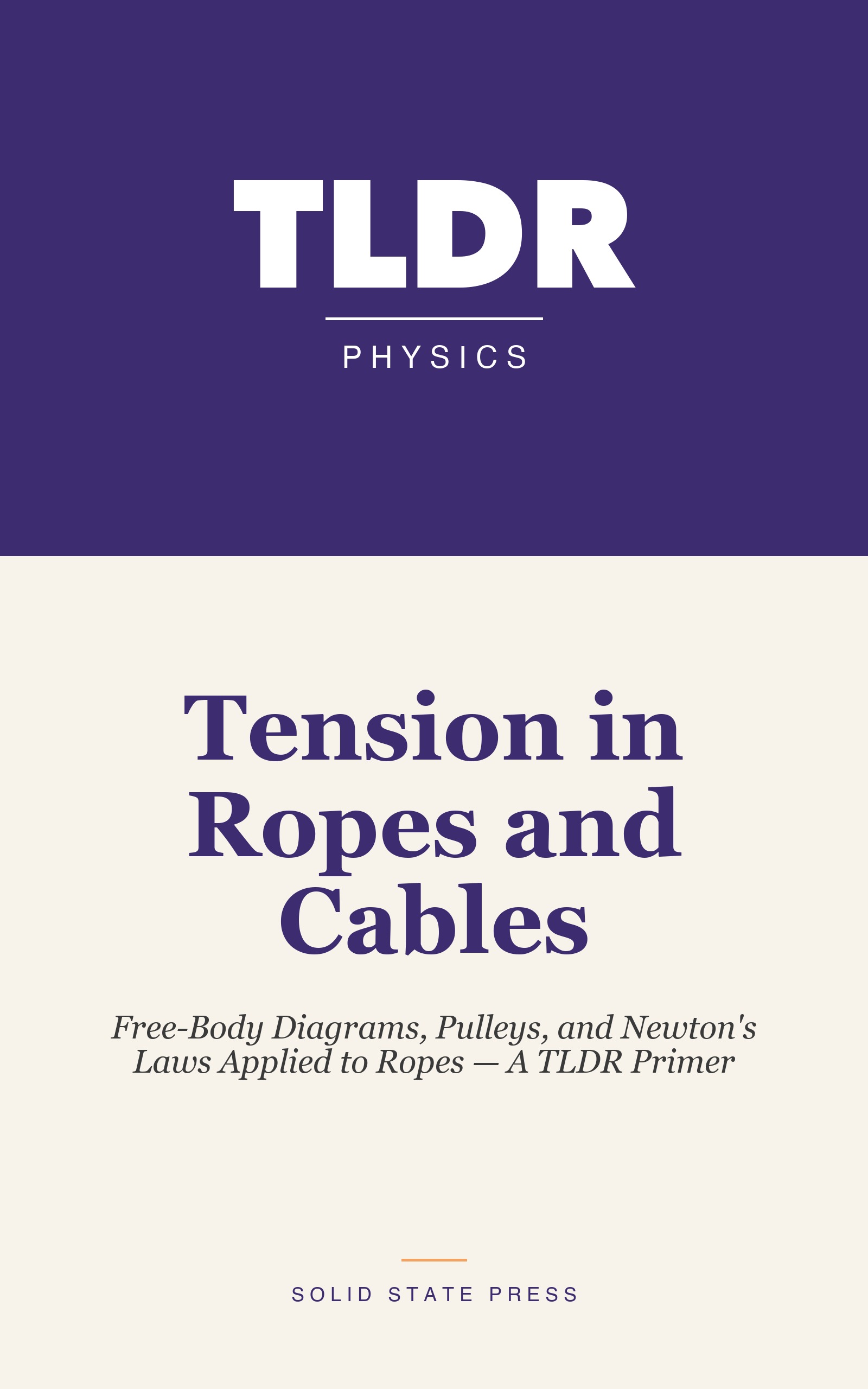 Tension in Ropes and Cables cover