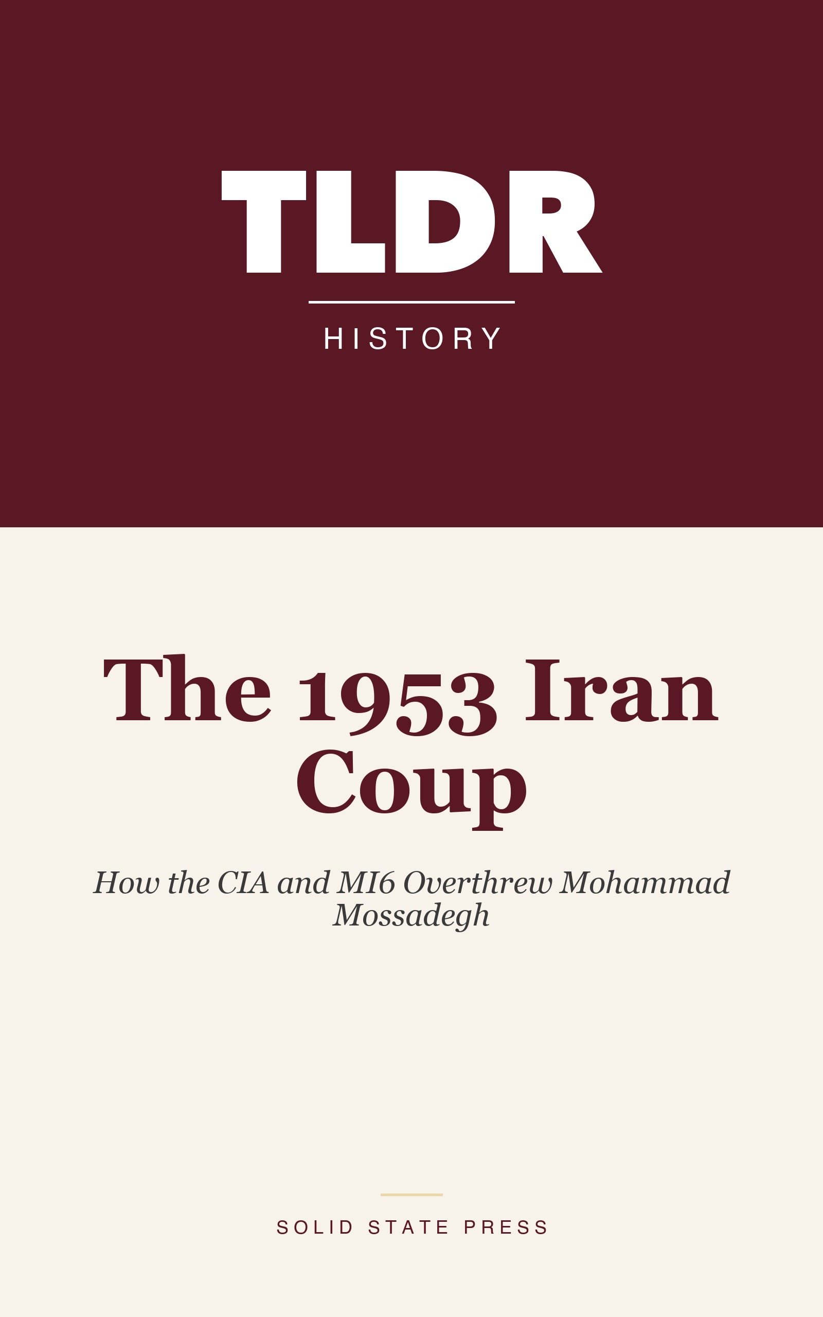 The 1953 Iran Coup cover