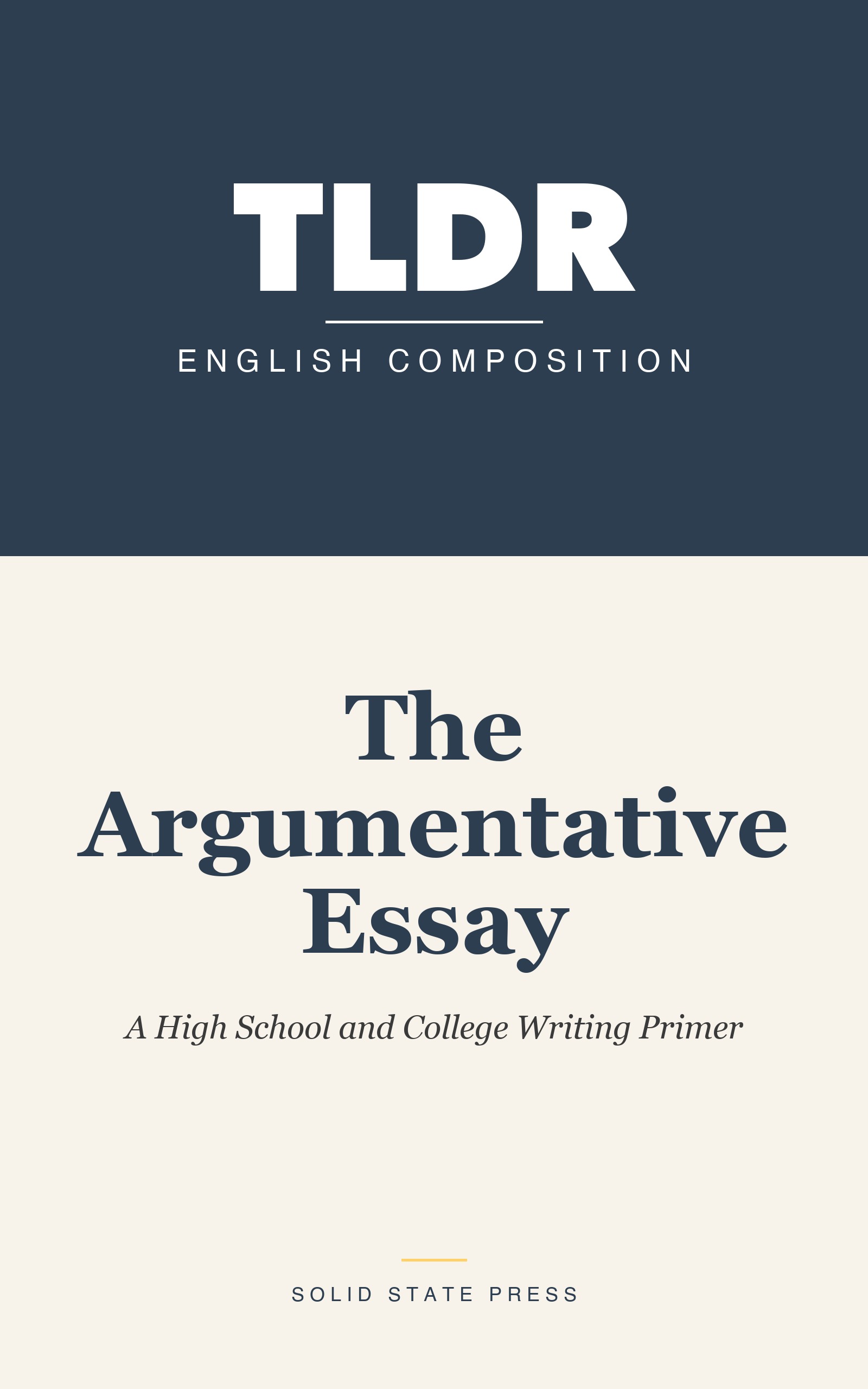 The Argumentative Essay cover