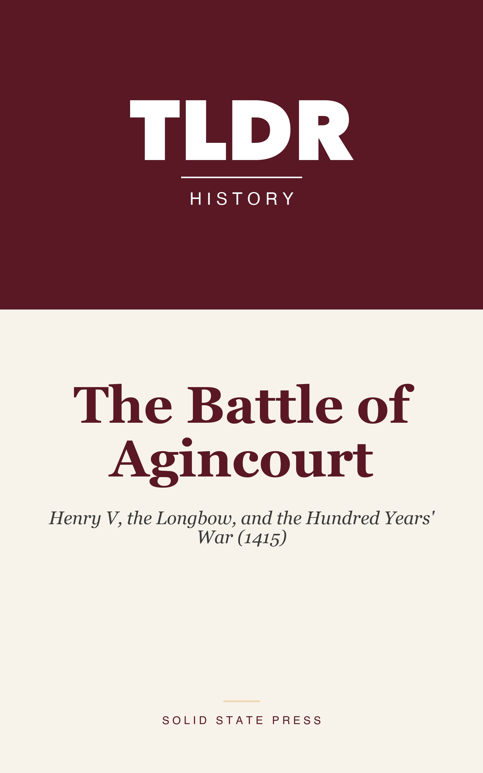 The Battle of Agincourt cover
