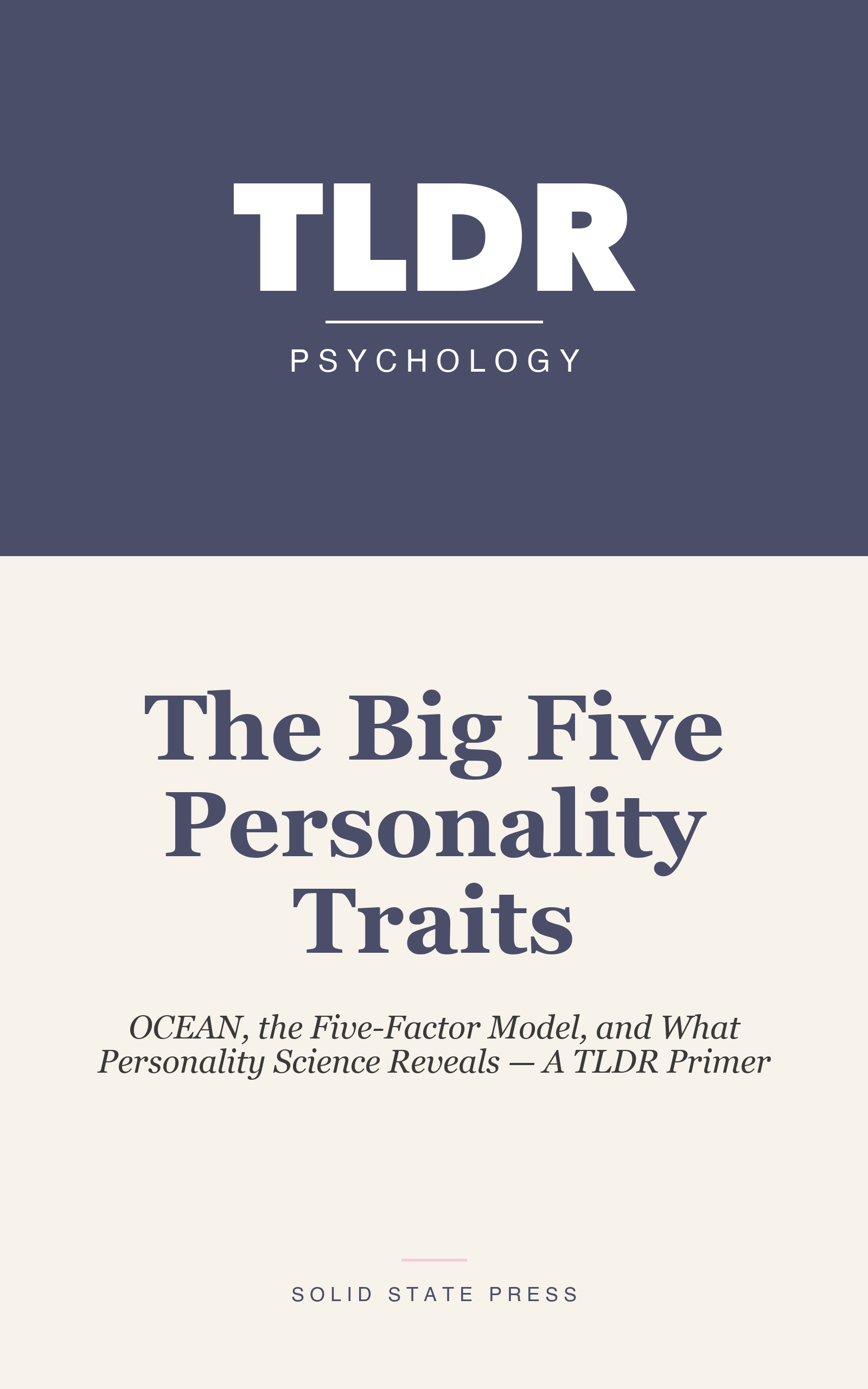 The Big Five Personality Traits cover
