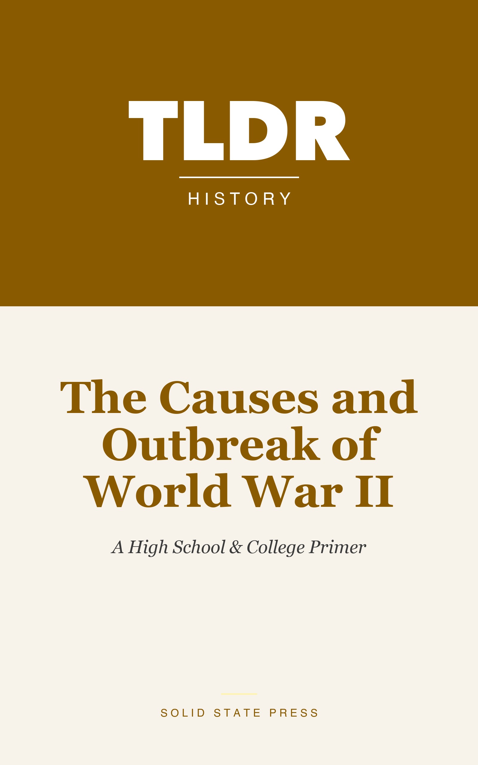 The Causes and Outbreak of World War II cover