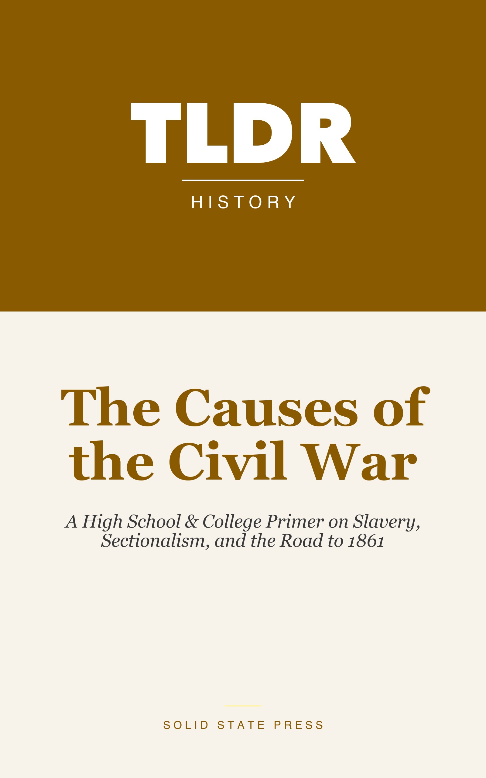 The Causes of the Civil War cover