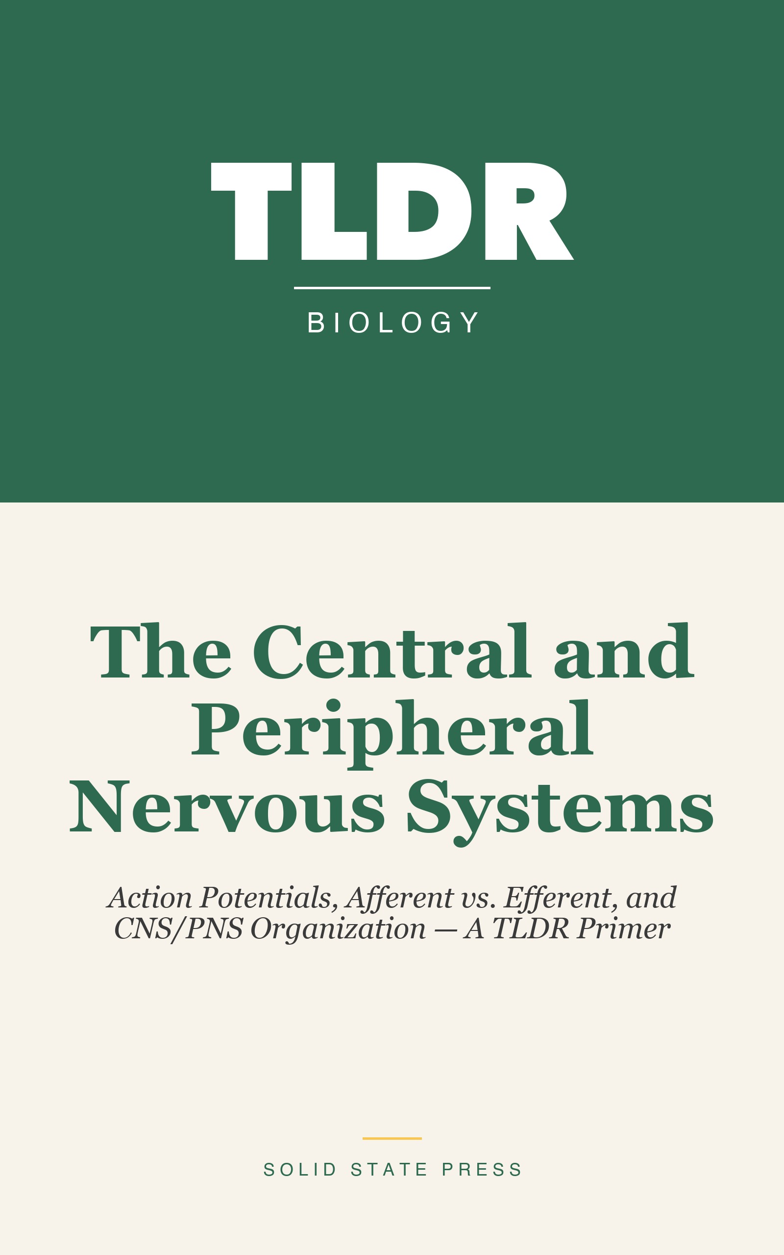 The Central and Peripheral Nervous Systems cover