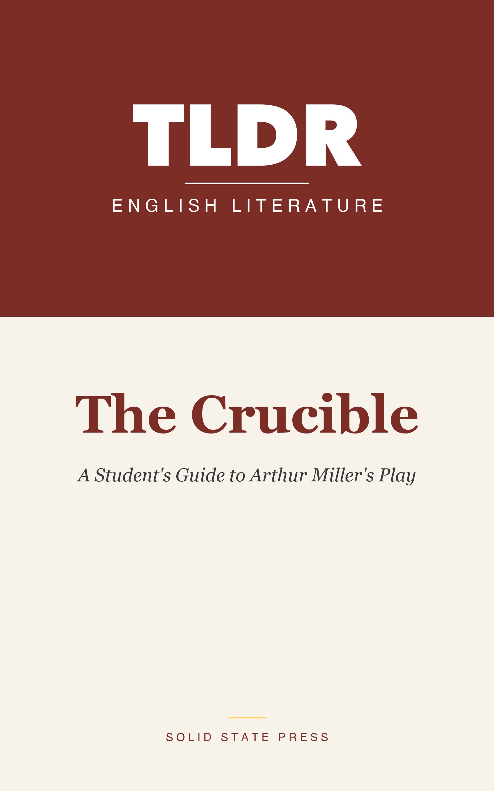 The Crucible cover